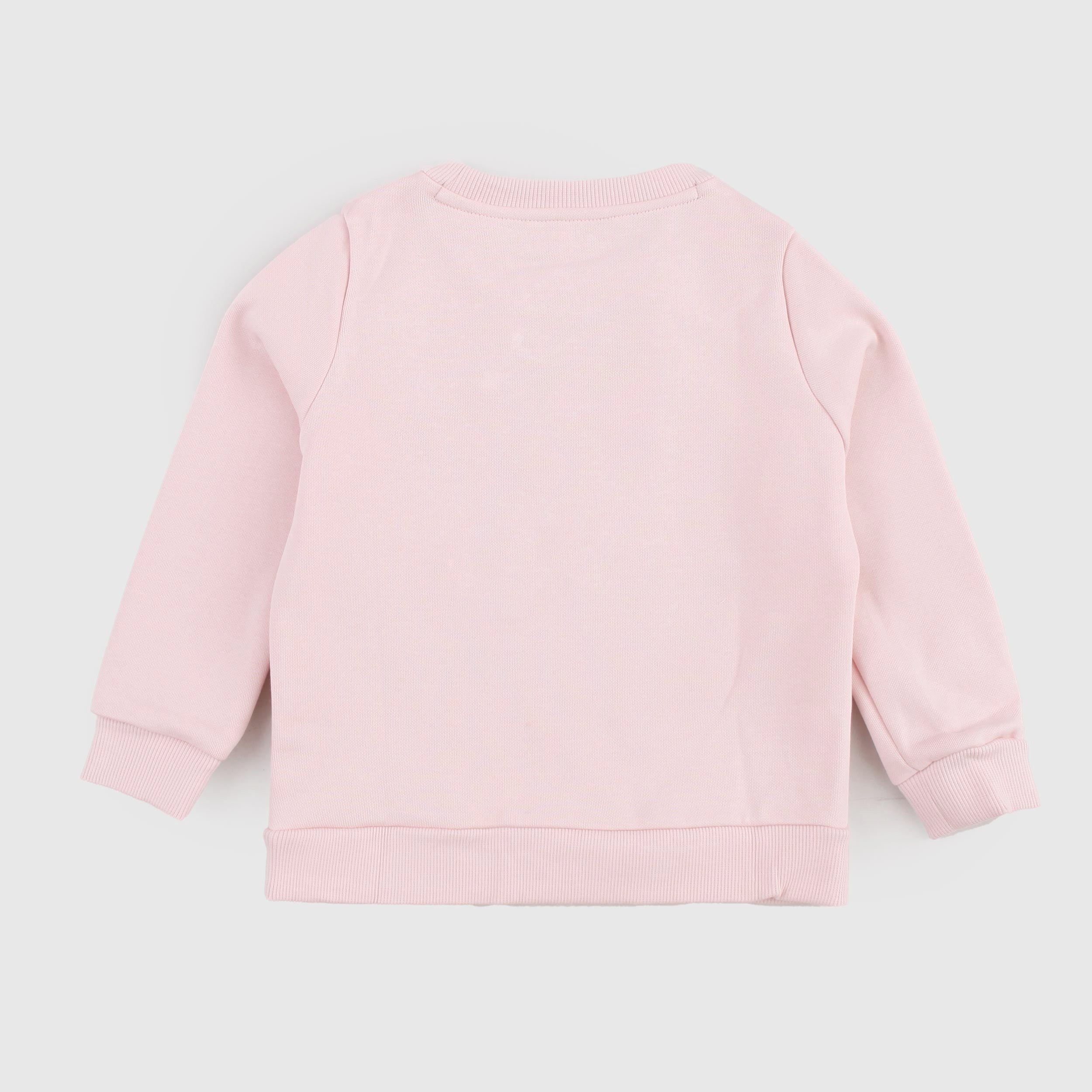 Felpa Rosa con Targhetta Iconica per Bambina by LACOSTE