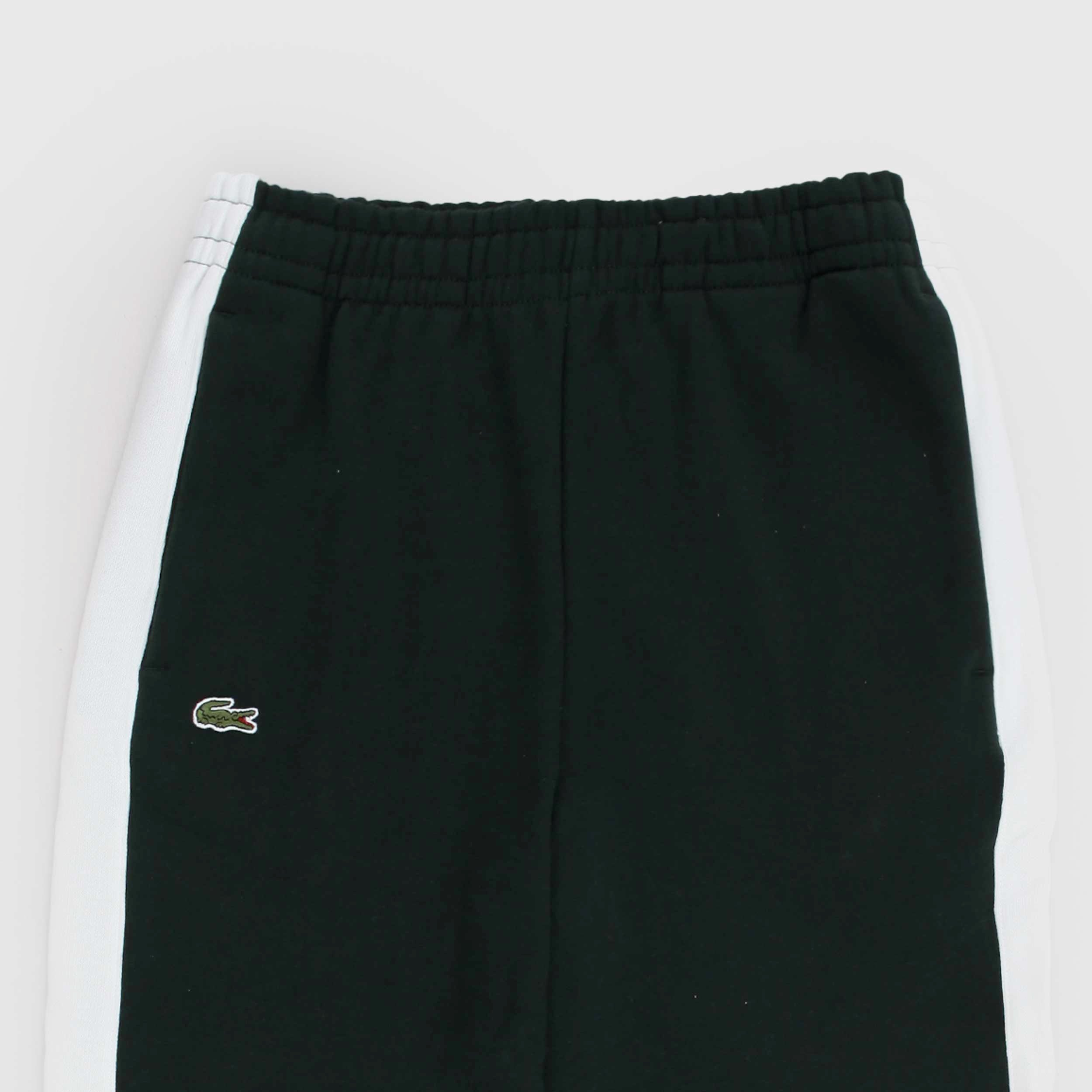 Pantalone Tuta Verde con Banda Laterale per Ragazzi by LACOSTE