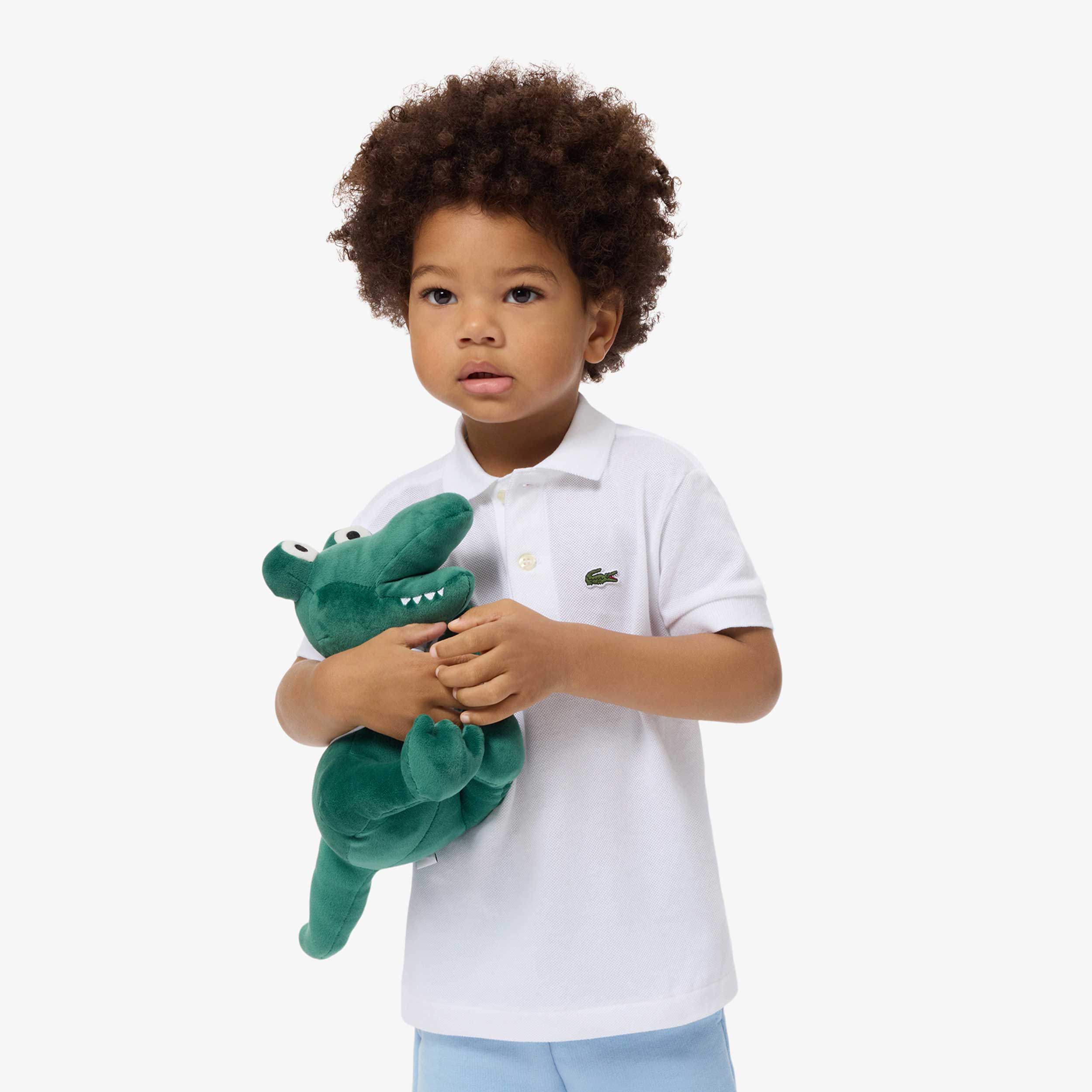 Polo Bianca in Piquet Firmata LACOSTE