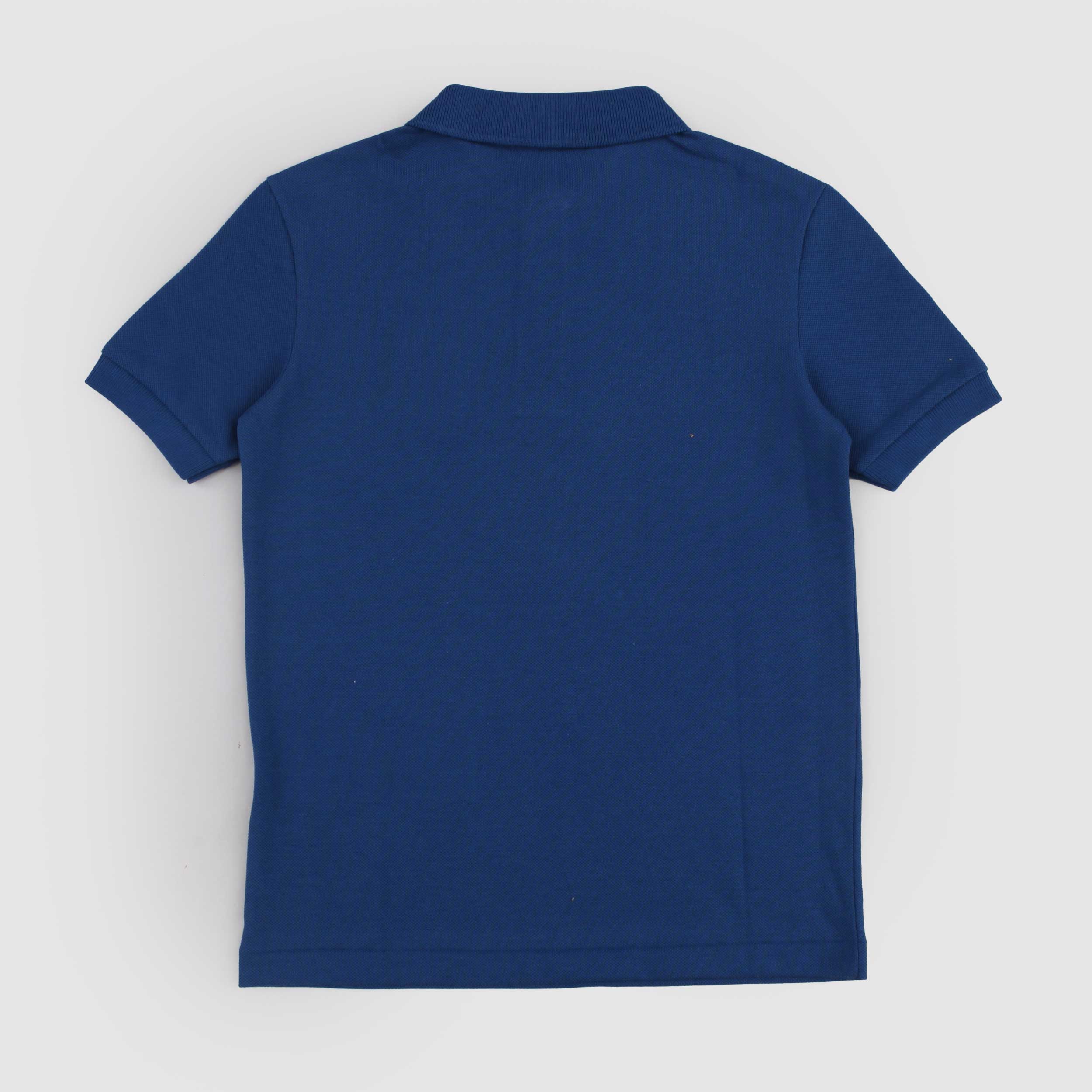 Polo Azzurra in Tessuto Oxford Firmata LACOSTE