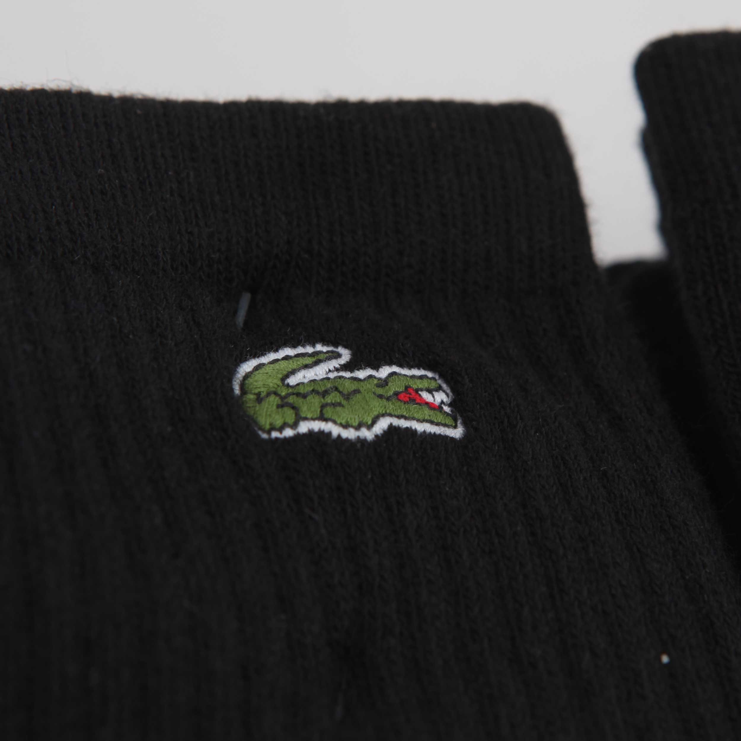 Set da Sei Paia di Calzini Neri Firmato LACOSTE