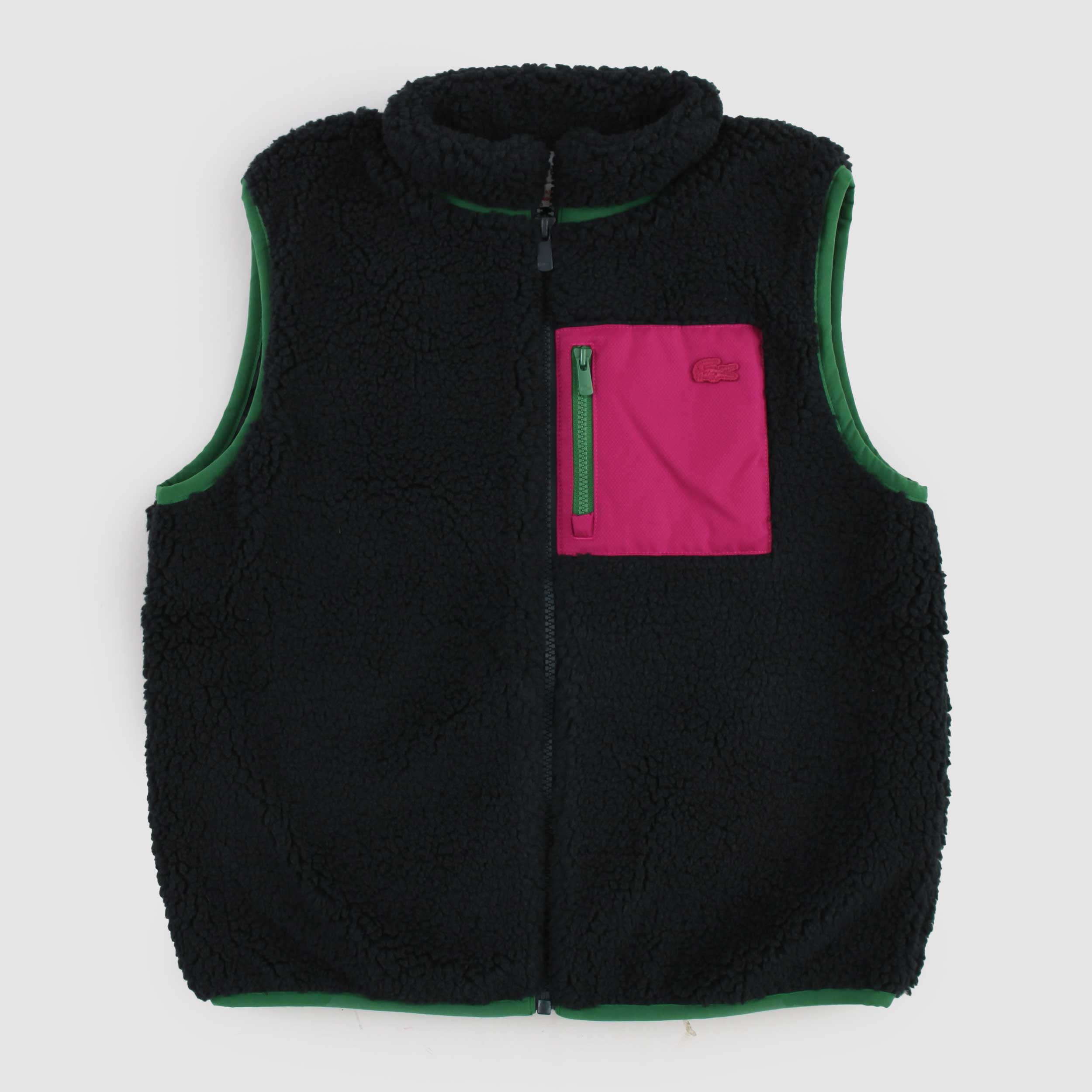 Smanicato Blu in Sherpa per Ragazzi Firmato LACOSTE