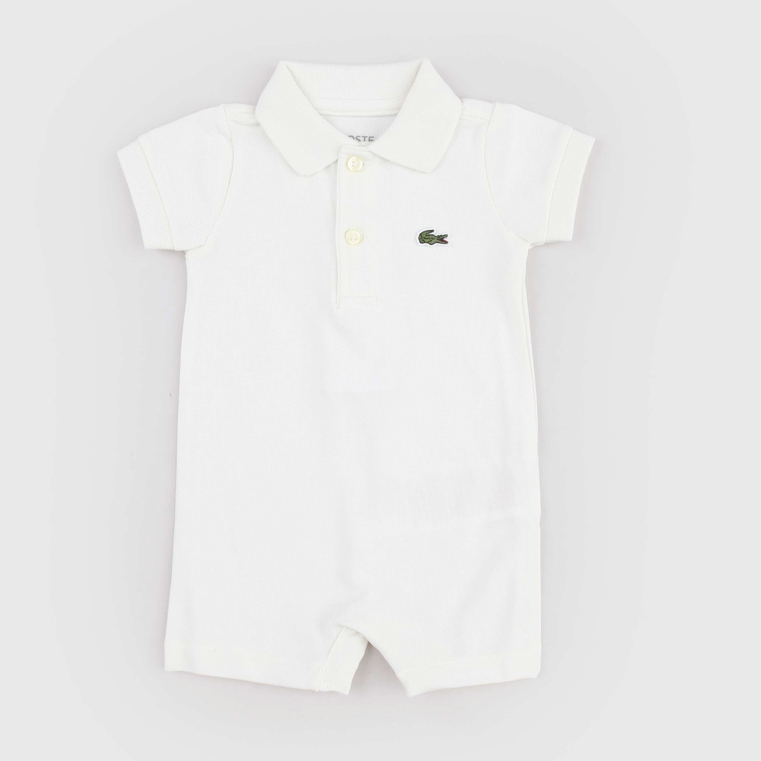 Tutina Bianca Modello Polo Firmata LACOSTE