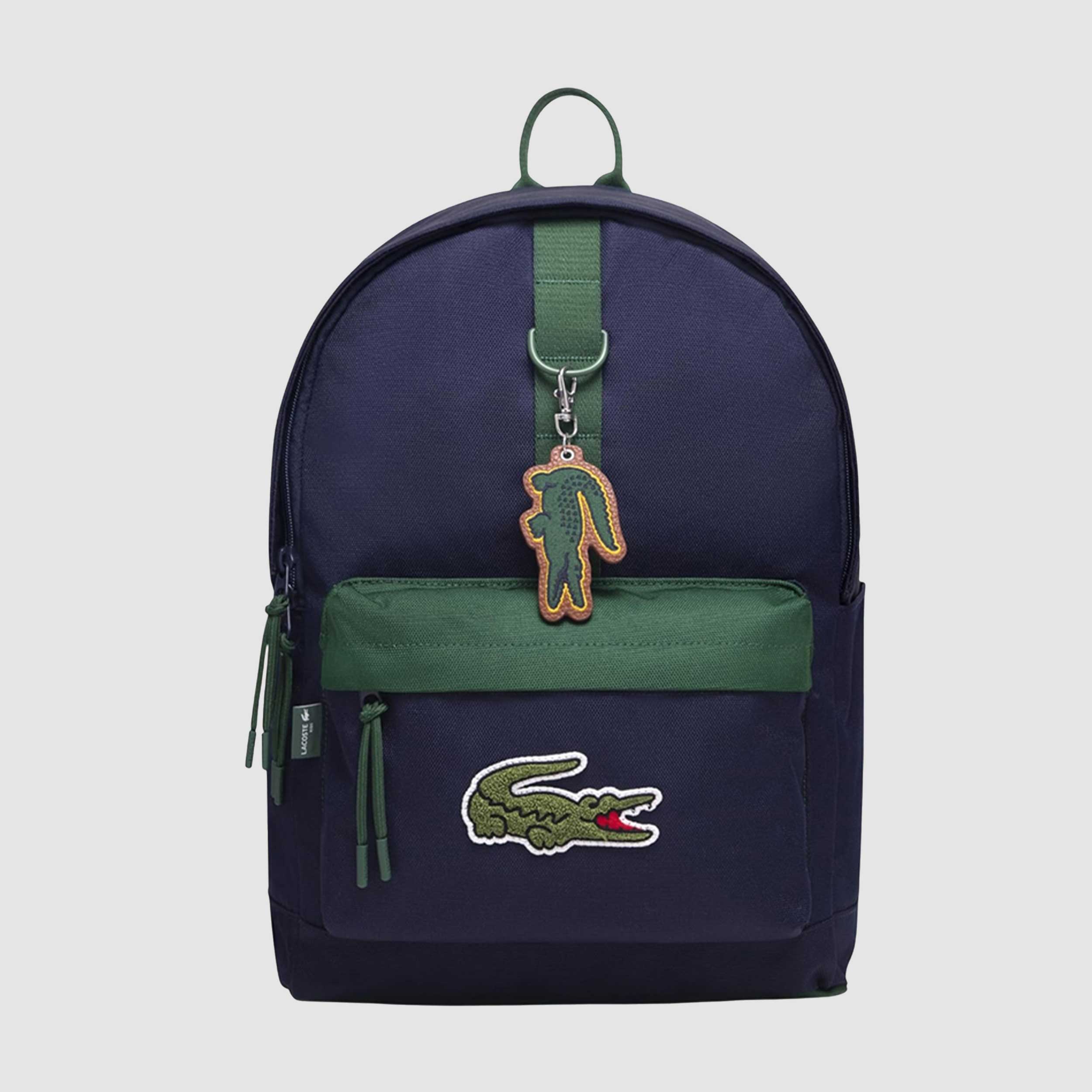 Zaino Blu e Verde Core Solid Firmato LACOSTE