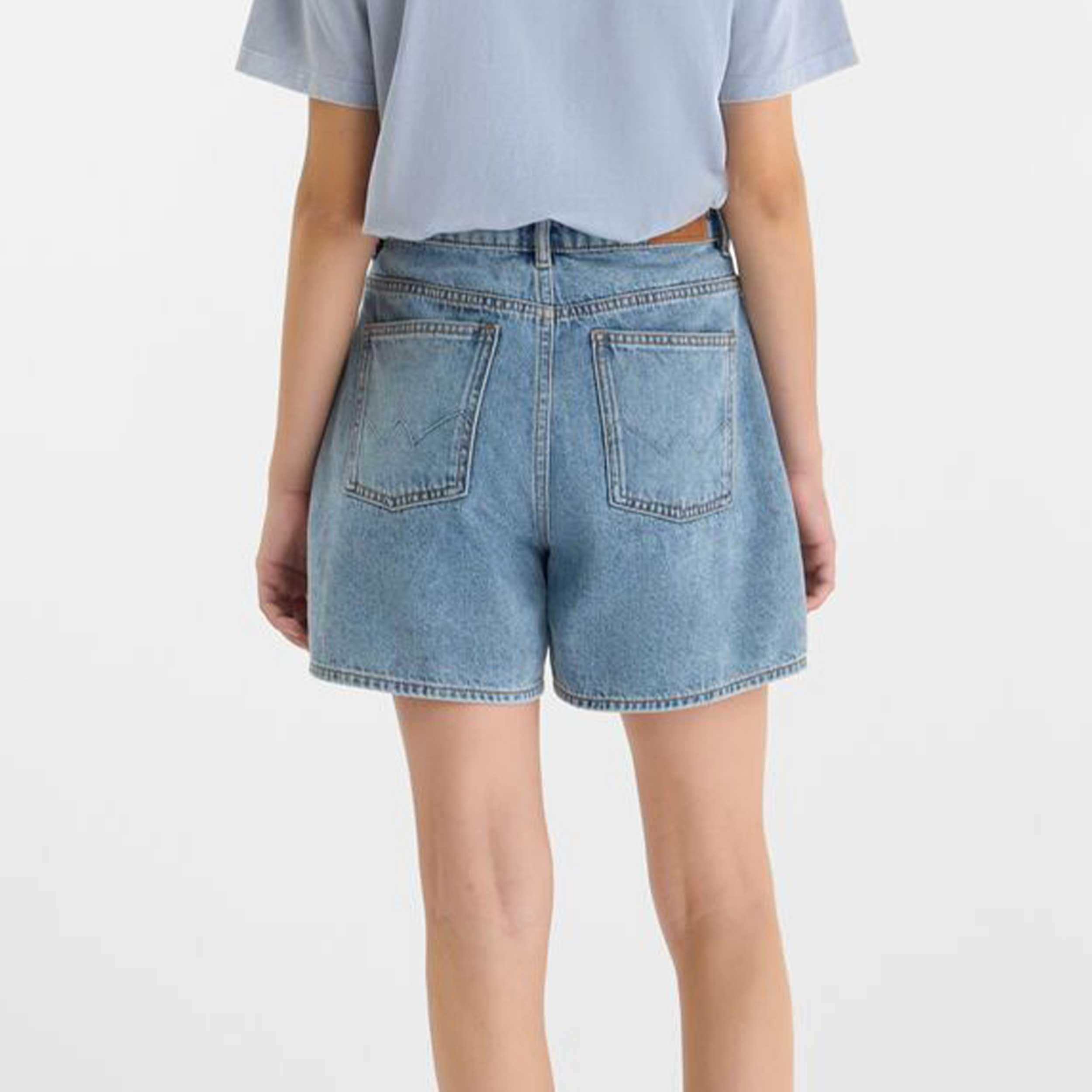 Pantaloncini di Jeans con Ricamo Cuore Firmati LE TEMPS DES CERISES