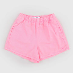 LE TEMPS DES CERISES Fluorescent Pink Denim Effect Shorts