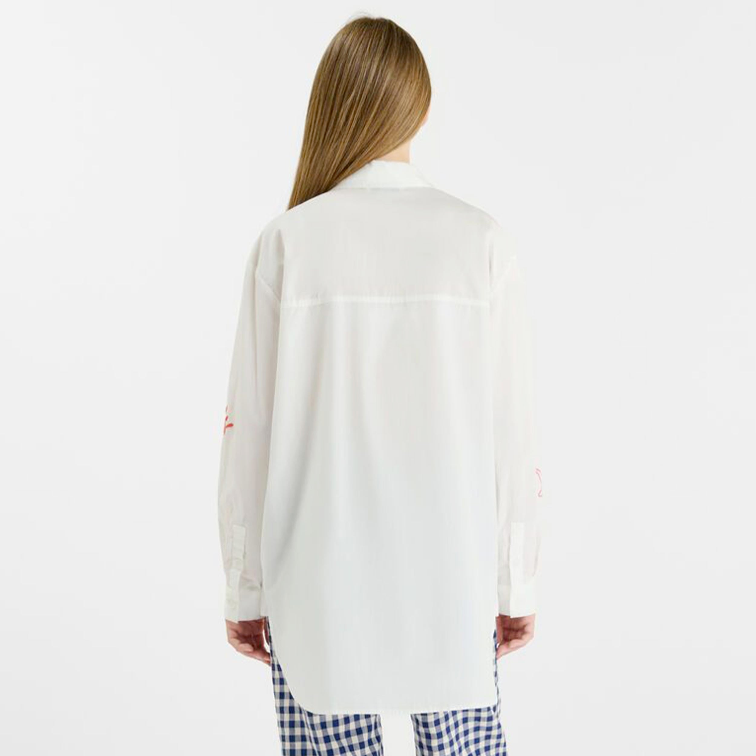 Camicia Roukigi Bianca con Varie Stampe Firmata LE TEMPS DES CERISES