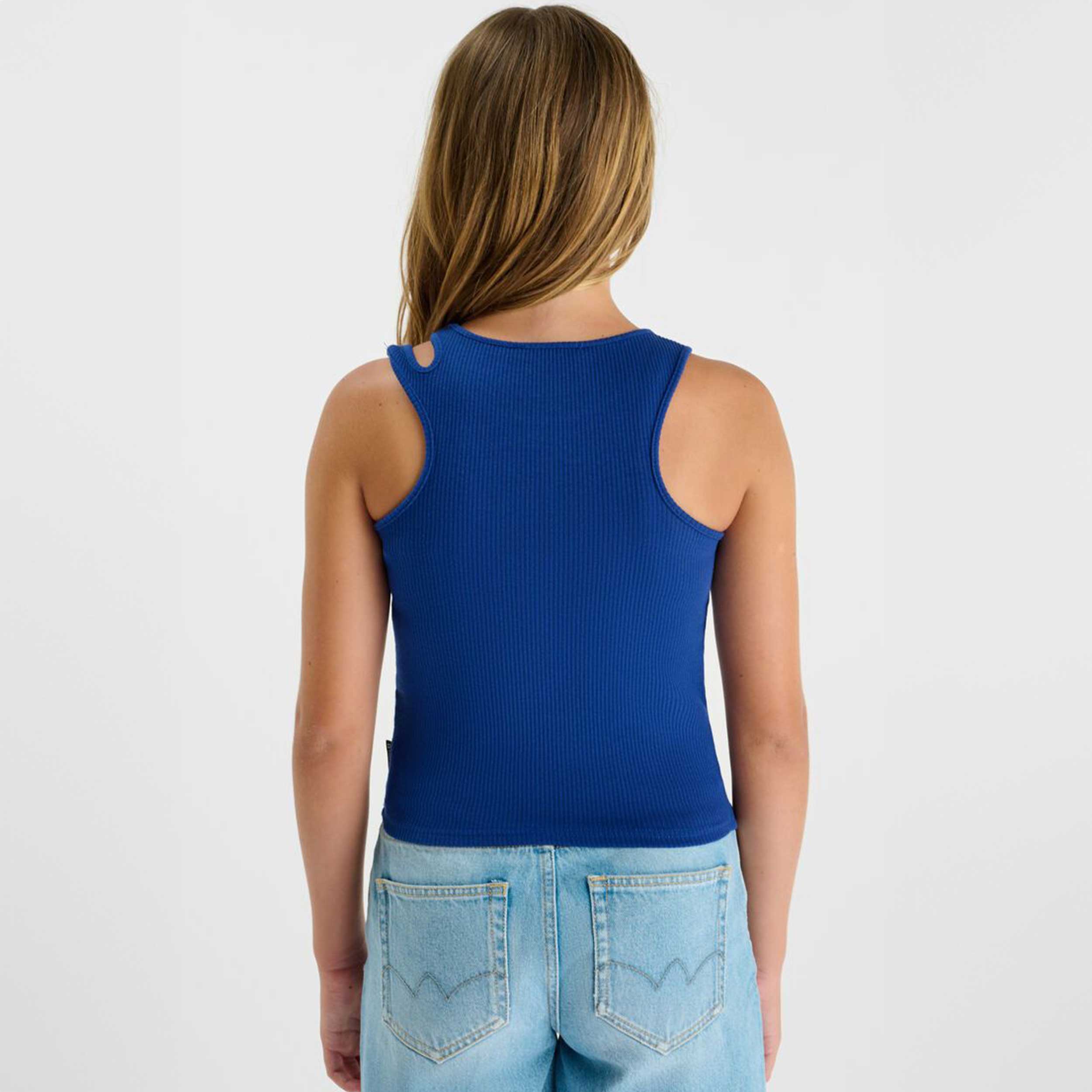 Canotta Blu con Monogramma Firmata LE TEMPS DES CERISES