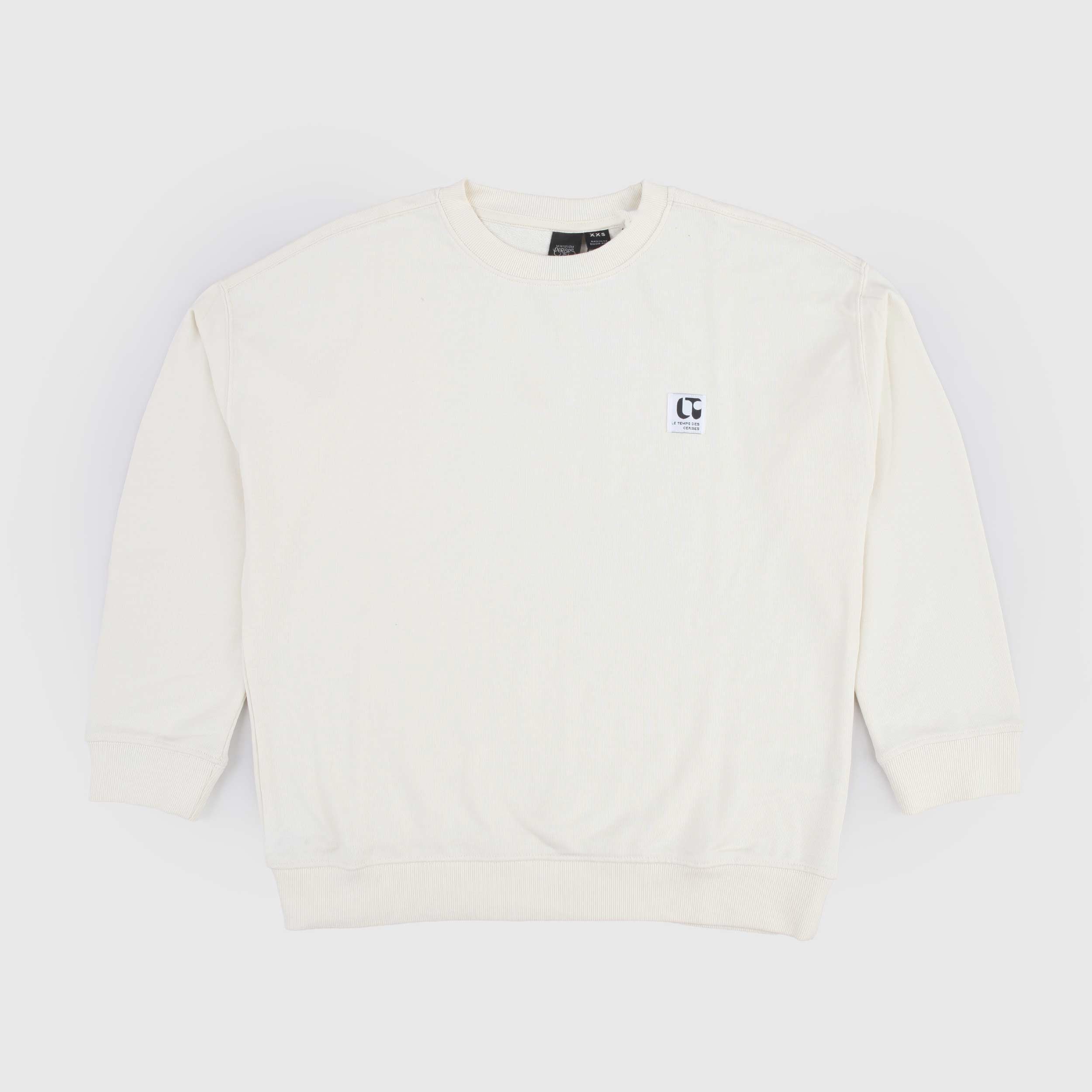 Felpa Color Latte Firmata LE TEMPS DES CERISES