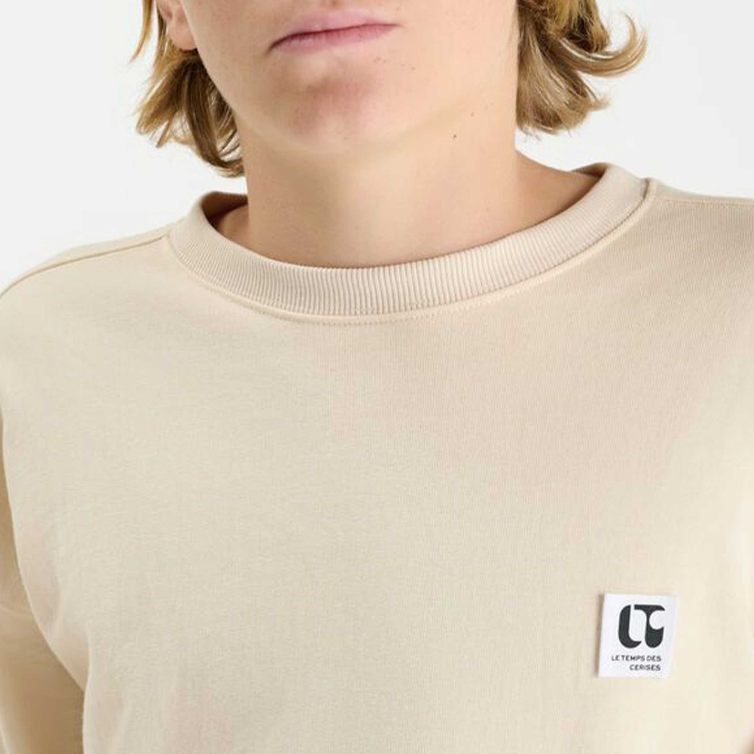 Felpa Color Latte Firmata LE TEMPS DES CERISES