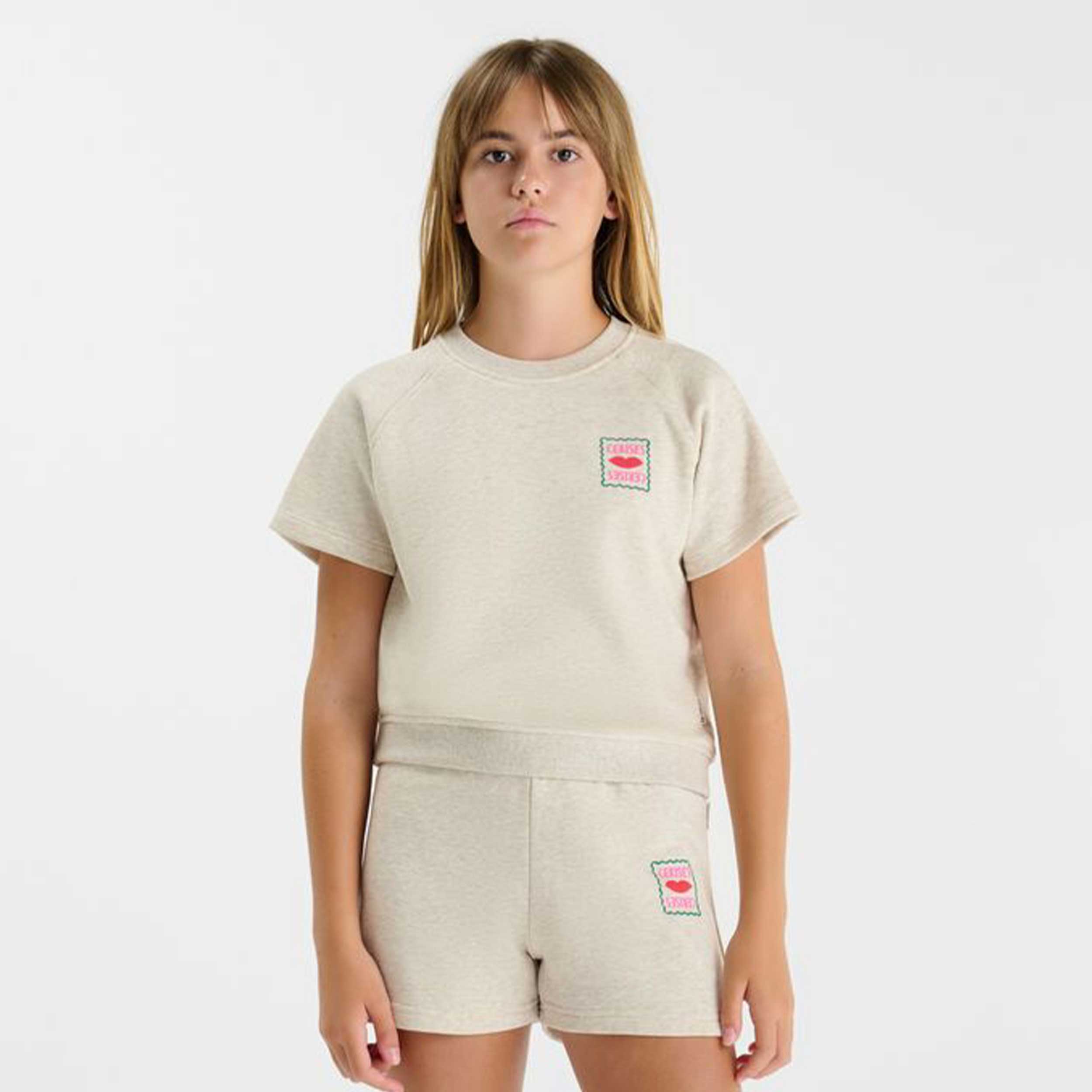 Felpa Grigio Cenere Firmata LE TEMPS DES CERISES