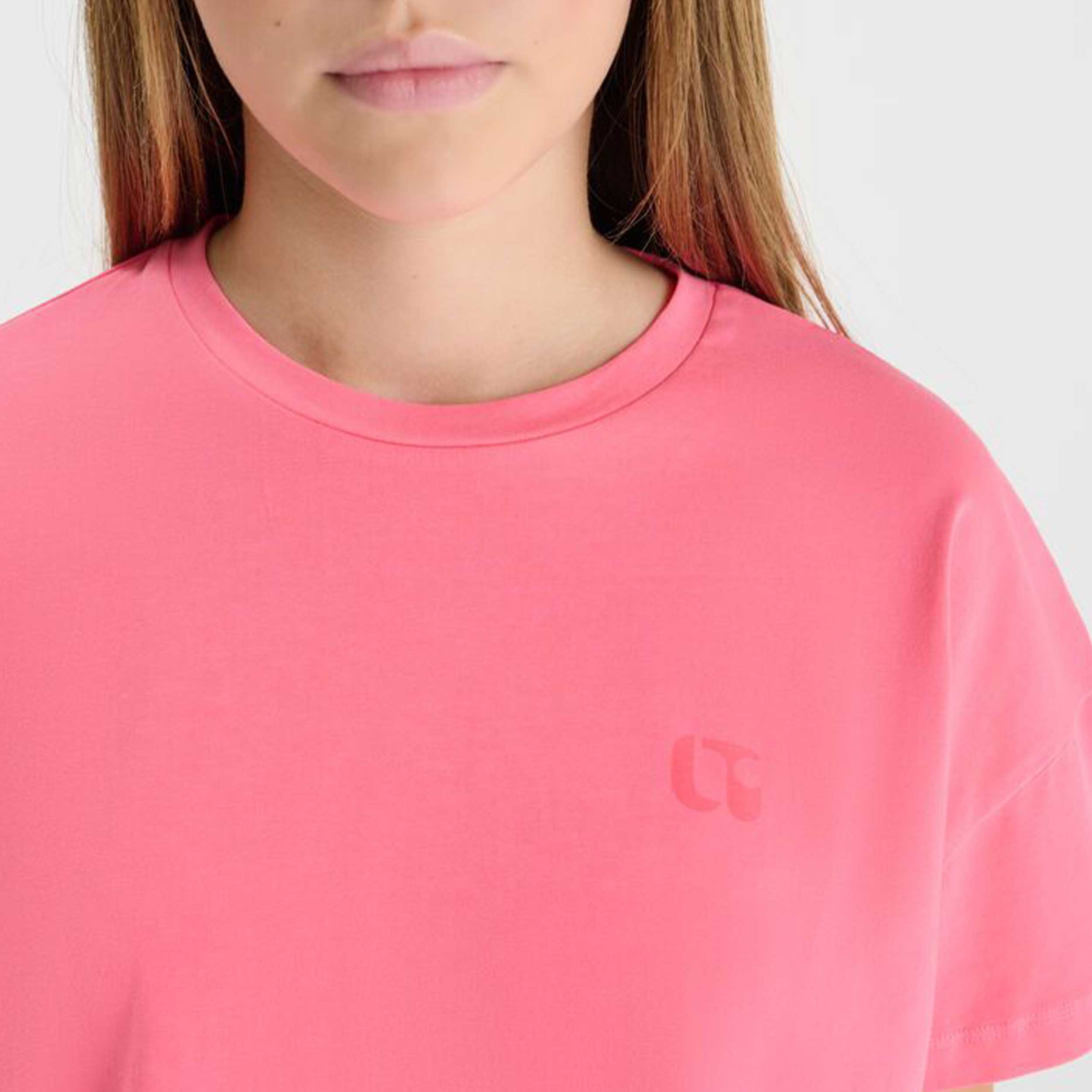 T-shirt Rosa Fluo Emilagi Firmata LE TEMPS DES CERISES