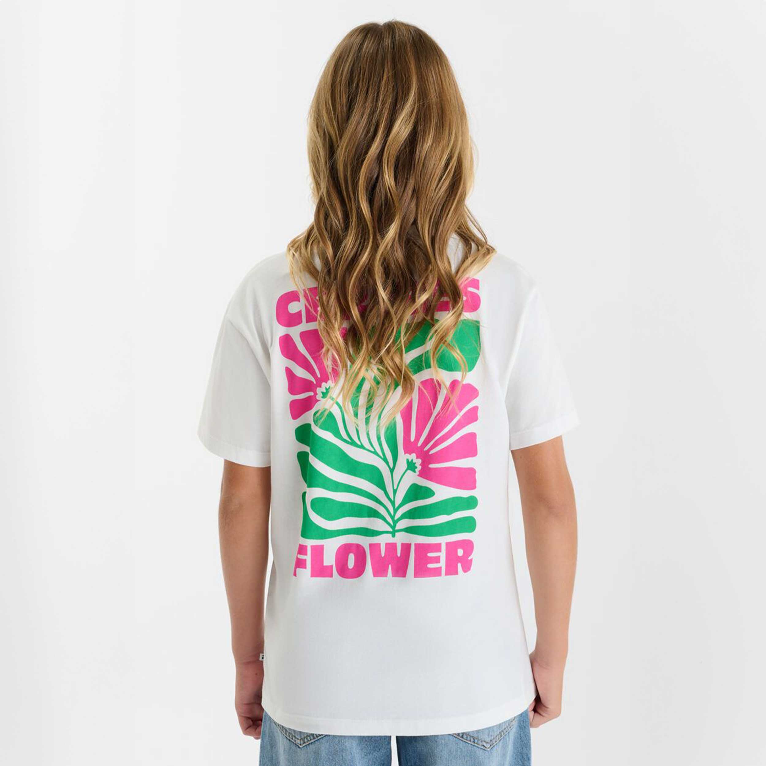 T-shirt Bianca con Stemma Iconico Firmata LE TEMPS DES CERISES