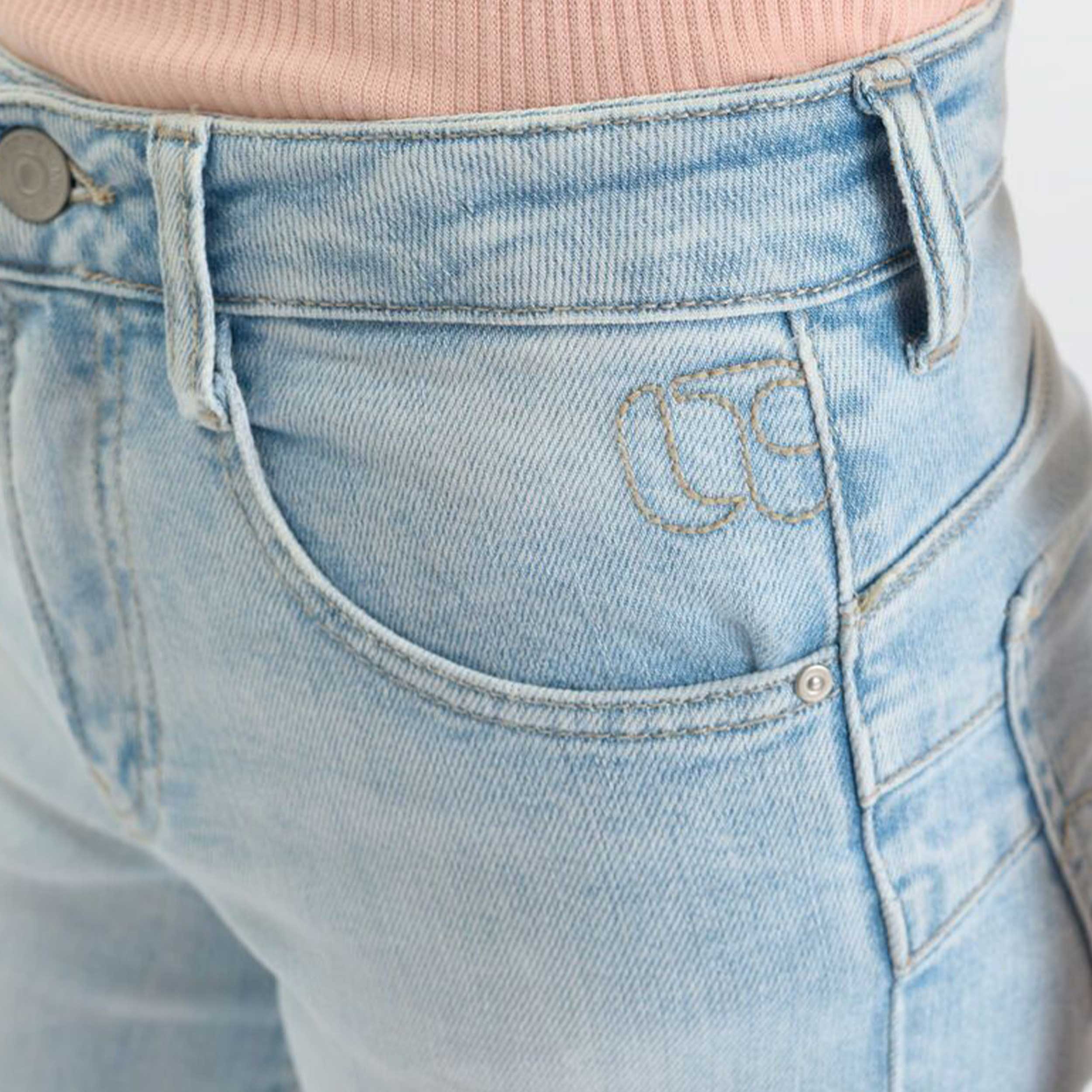 Jeans in Denim Chiaro Firmato LE TEMPS DES CERISES