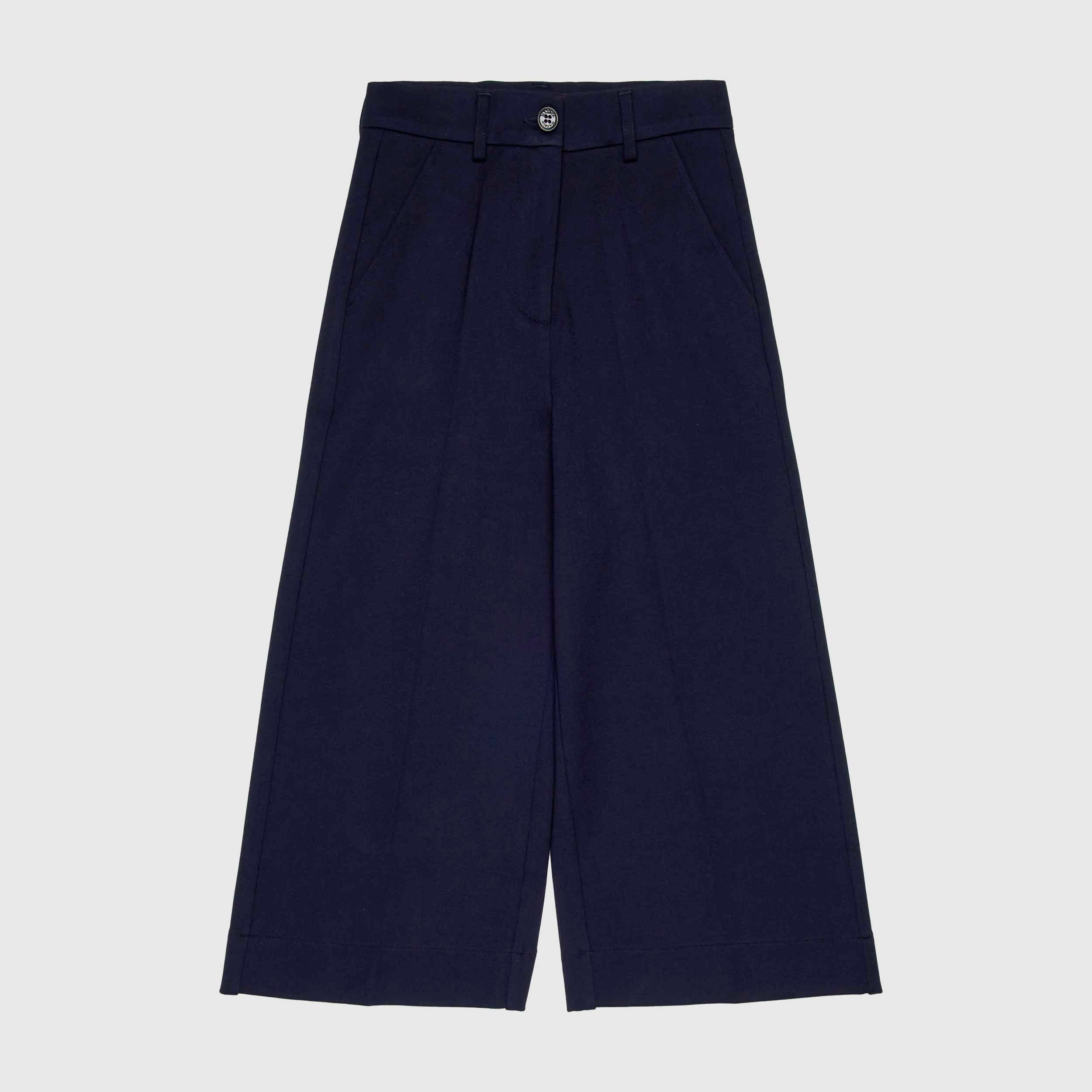 Pantalone Blu Con Logo In Contrasto Rosso firmato MAX AND CO