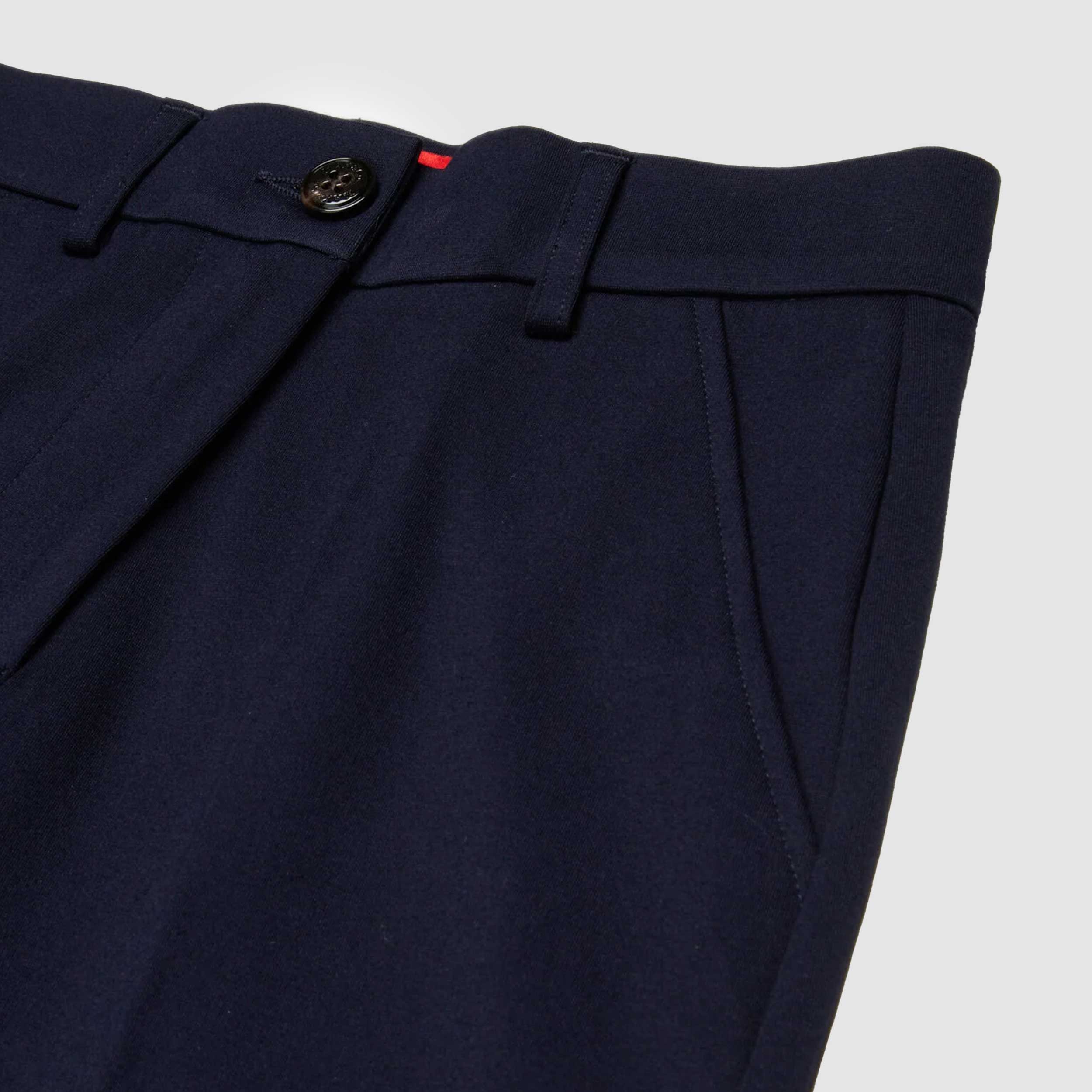 Pantalone Blu Con Logo In Contrasto Rosso firmato MAX AND CO