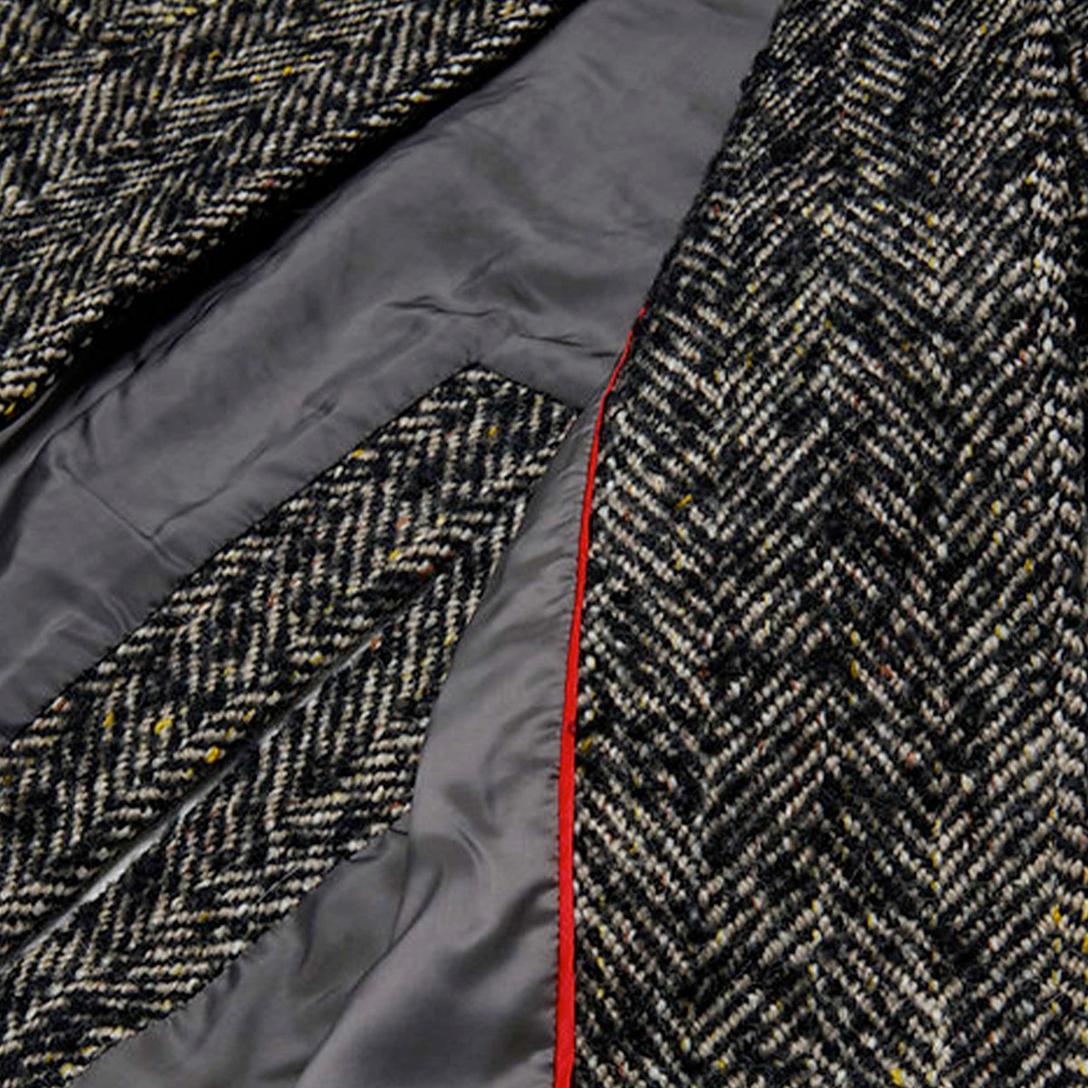 Long Black and Beige Coat for Girl by MAX AND CO