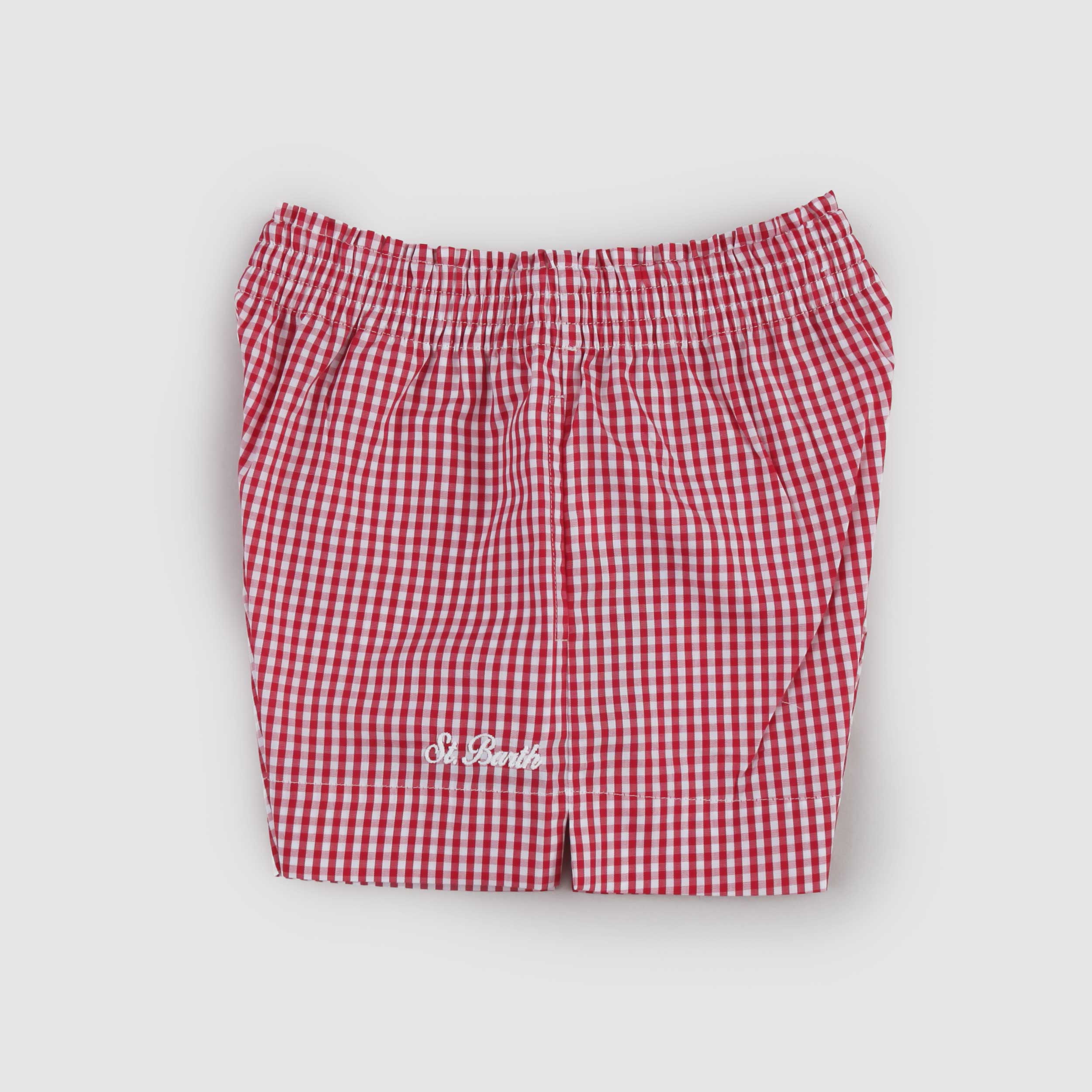 Bermuda con Design a Quadri Firmato MC2 SAINT BARTH