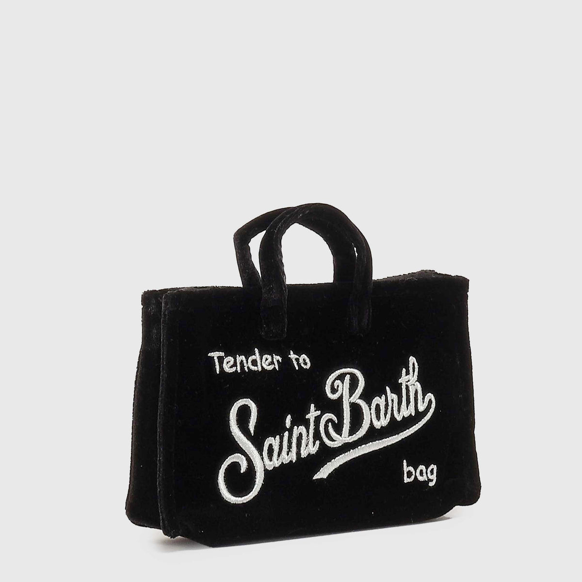 Blue Velvet Phone Bag for Girl by MC2 SAINT BARTH