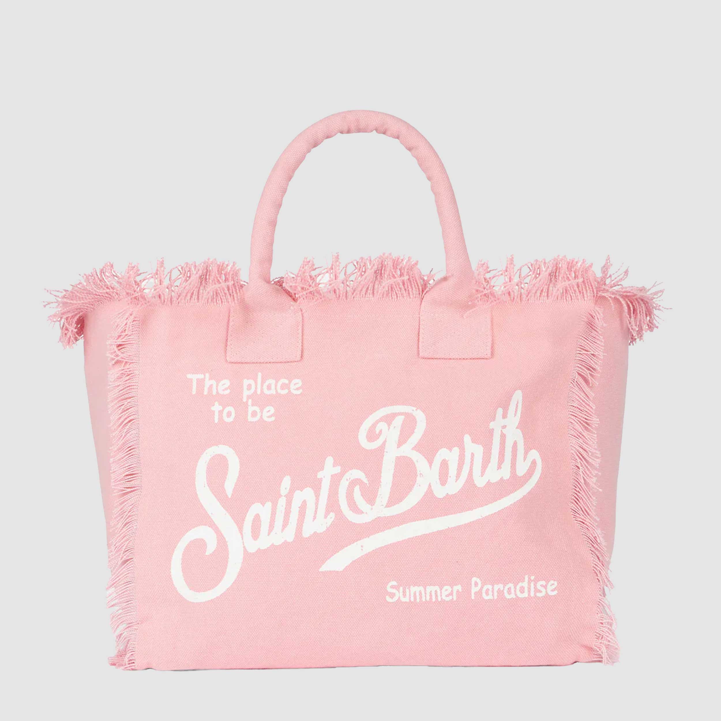Borsa Rosa Colette Canvas a Bretelle Firmata MC2 SAINT BARTH