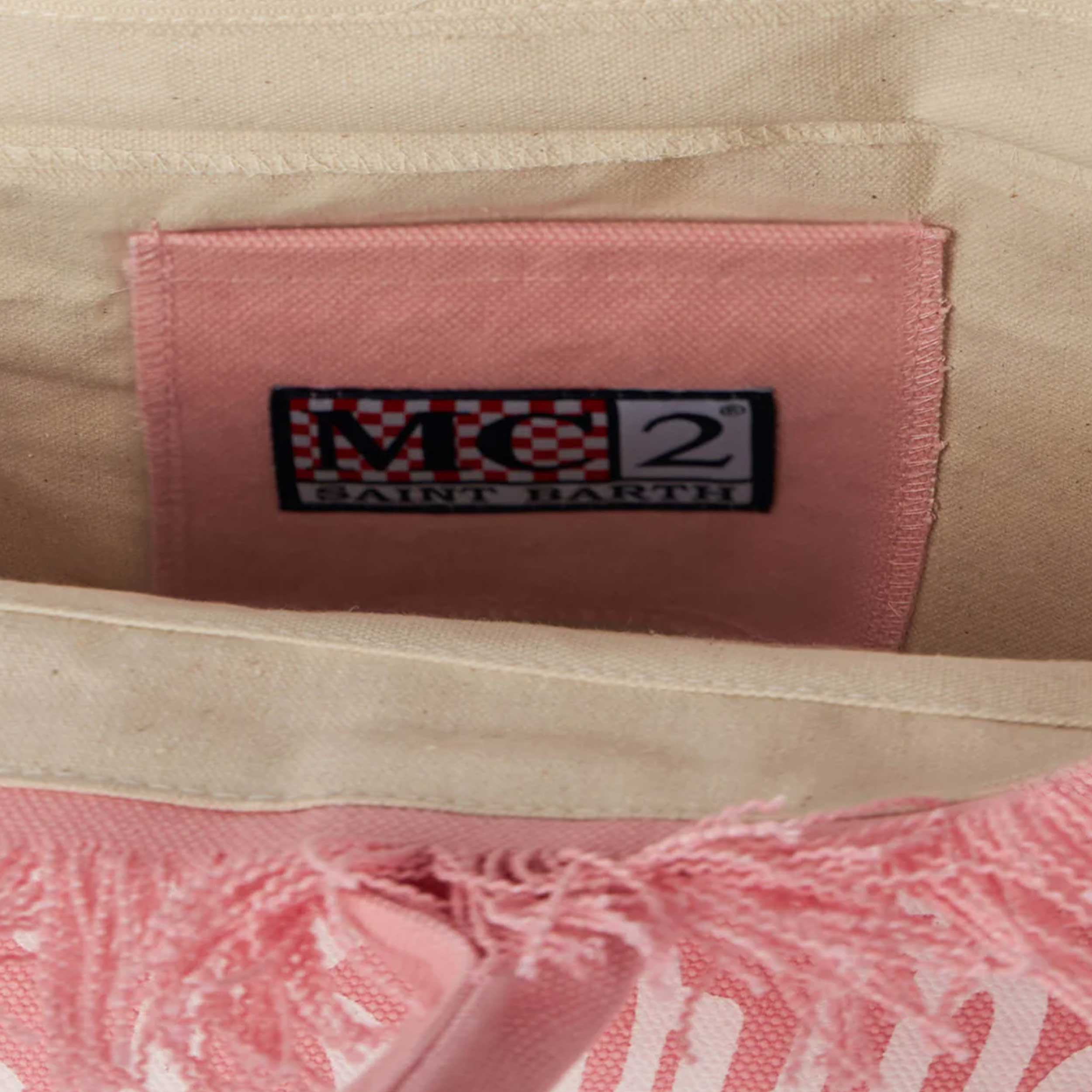Borsa Rosa Colette Canvas a Bretelle Firmata MC2 SAINT BARTH