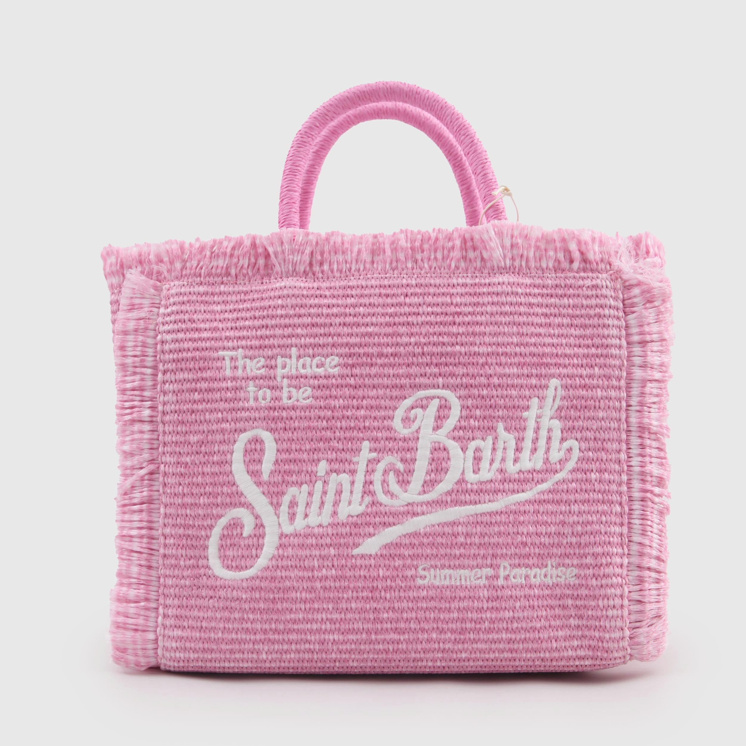 Borsa Colette Straw Rosa By MC2 SAINT BARTH