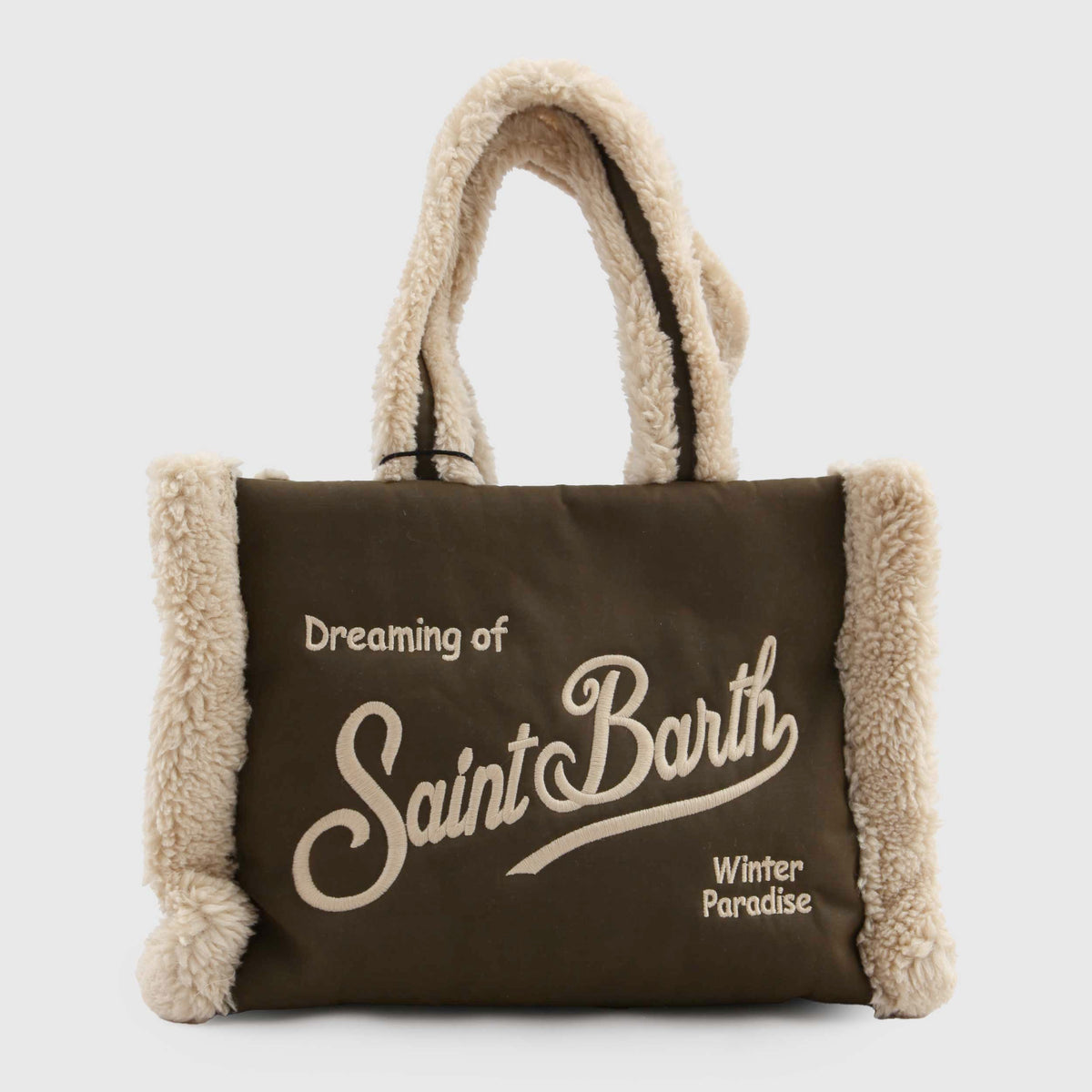 Colette Soft Fur Green Bag for Girl MC2 SAINT BARTH