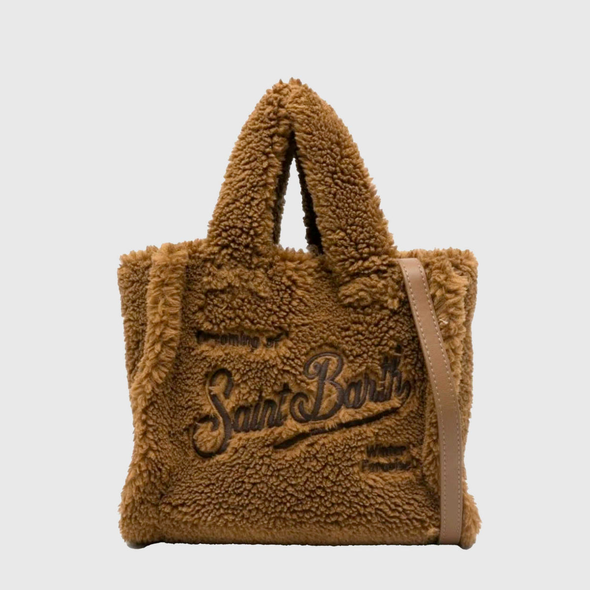 Borsa Vanity Mini Teddy Marrone per Ragazza MC2 SAINT BARTH