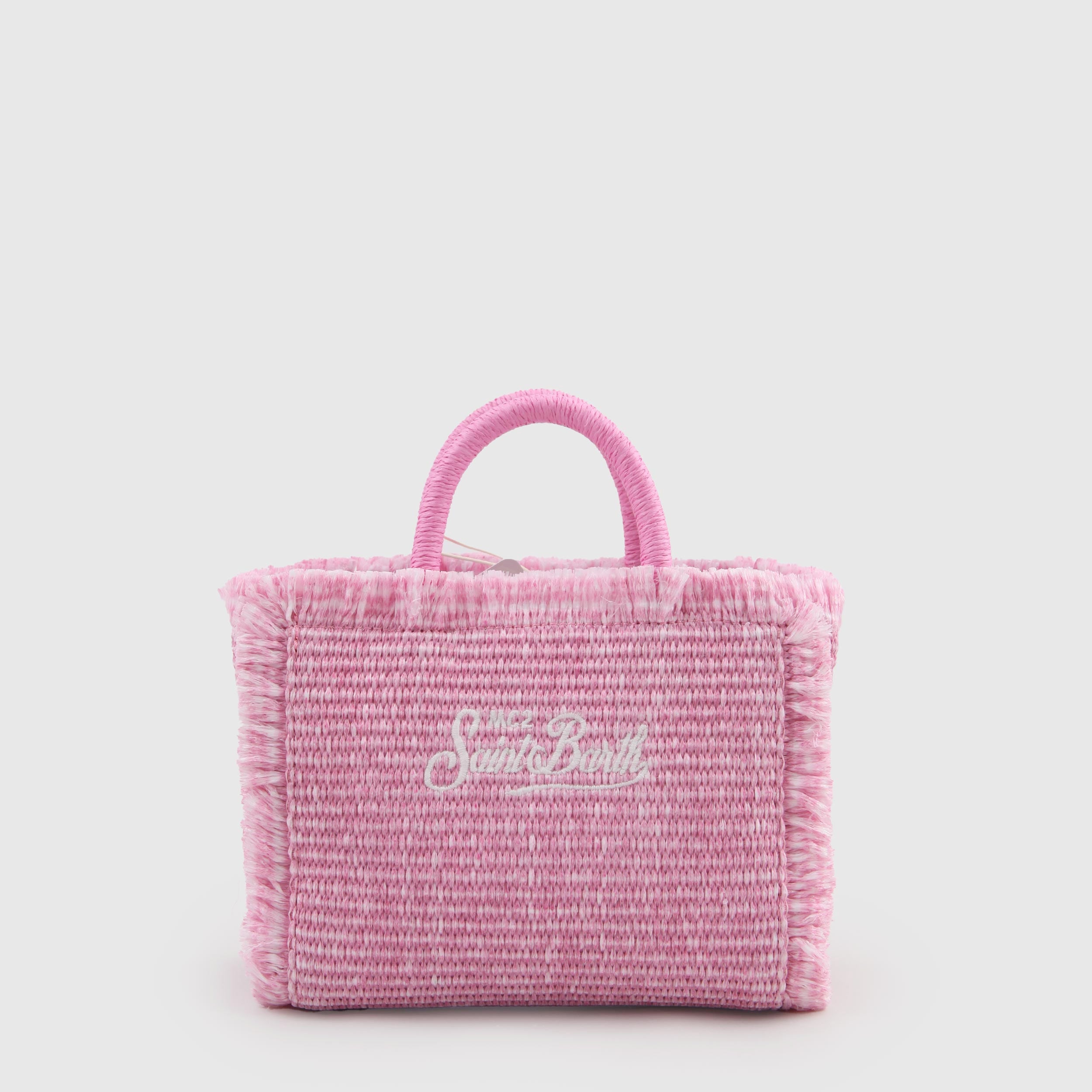 Borsa Mini Vanity Straw Rosa By MC2 SAINT BARTH