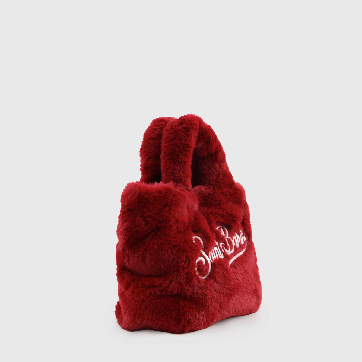 Borsa Rossa Vanity Mini Soft Fur per Ragazza MC2 SAINT BARTH