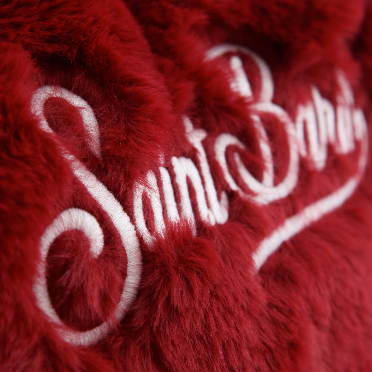 Borsa Rossa Vanity Mini Soft Fur per Ragazza MC2 SAINT BARTH