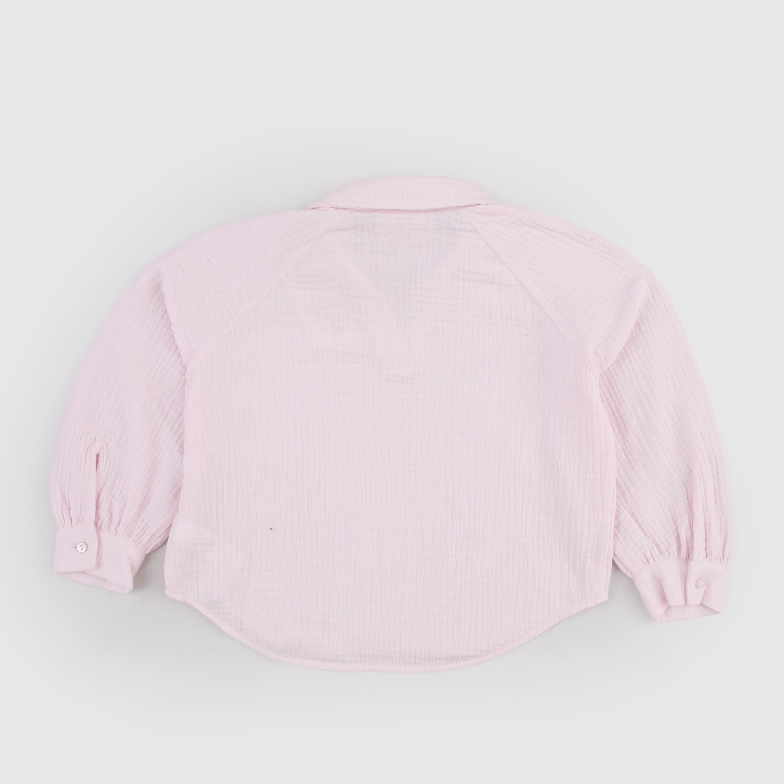 Camicia Rosa Drappeggiata Firmata MC2 SAINT BARTH