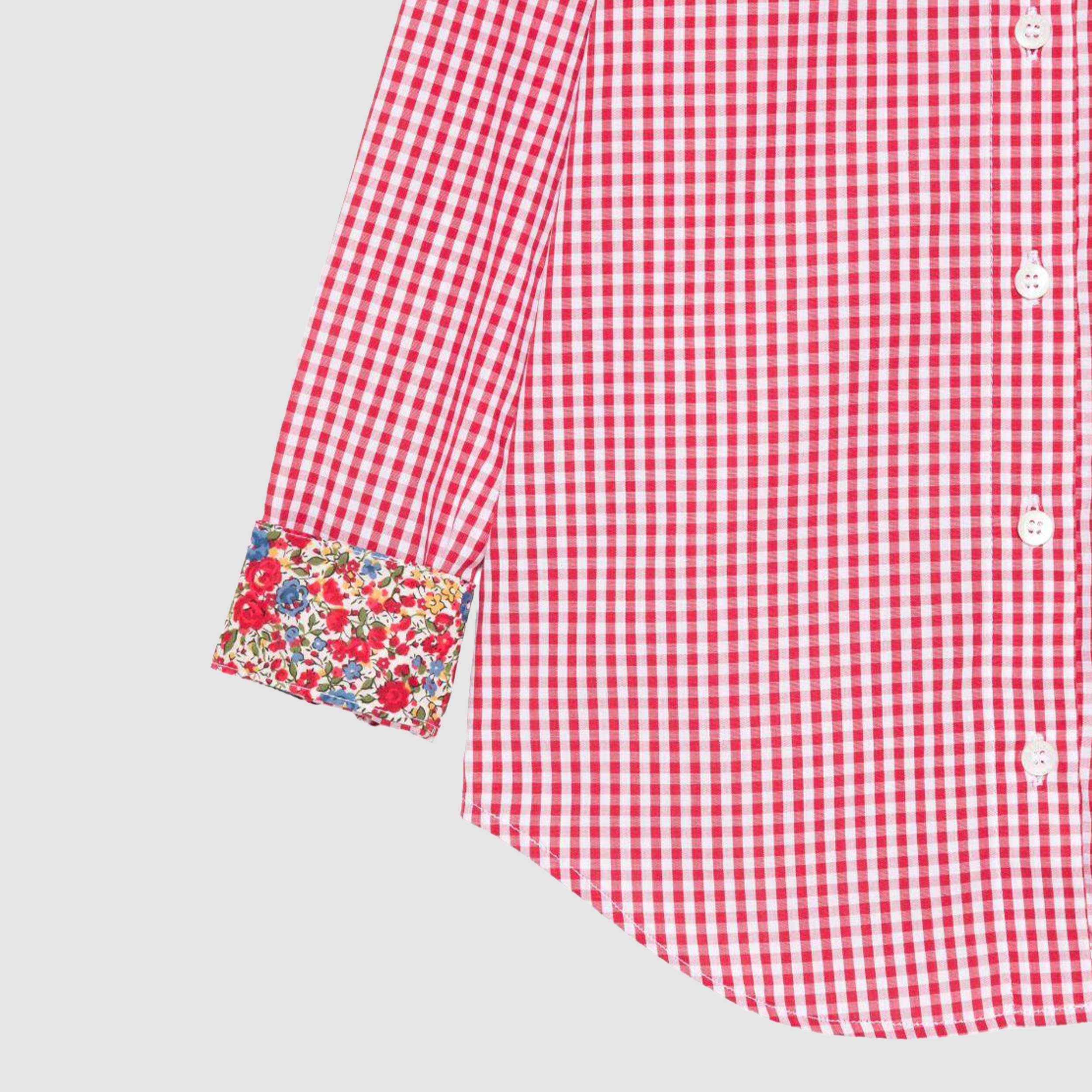 CAMICIA Rossa e Bianca Firmata MC2 SAINT BARTH