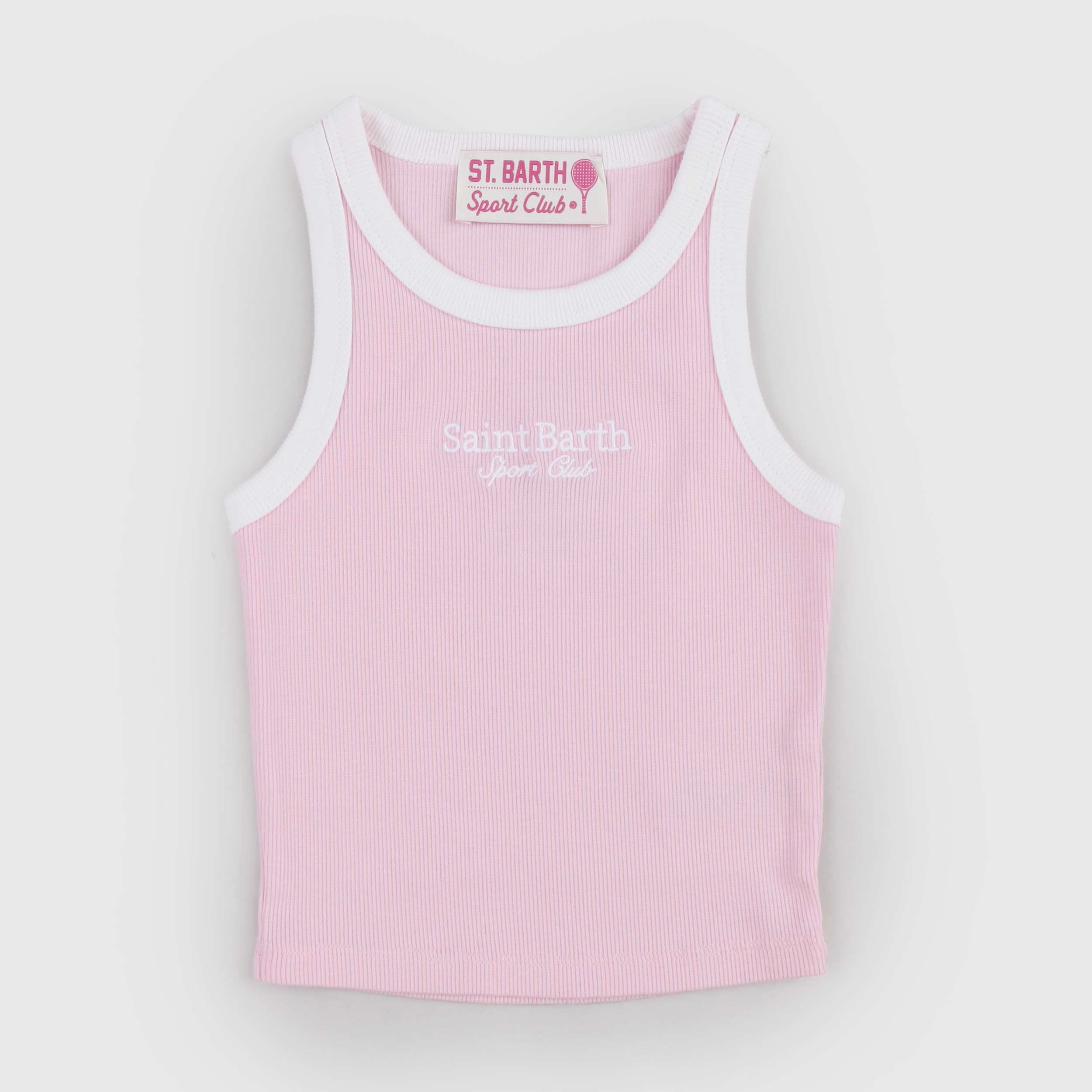 TOP Rosa Smanicato Firmato MC2 SAINT BARTH