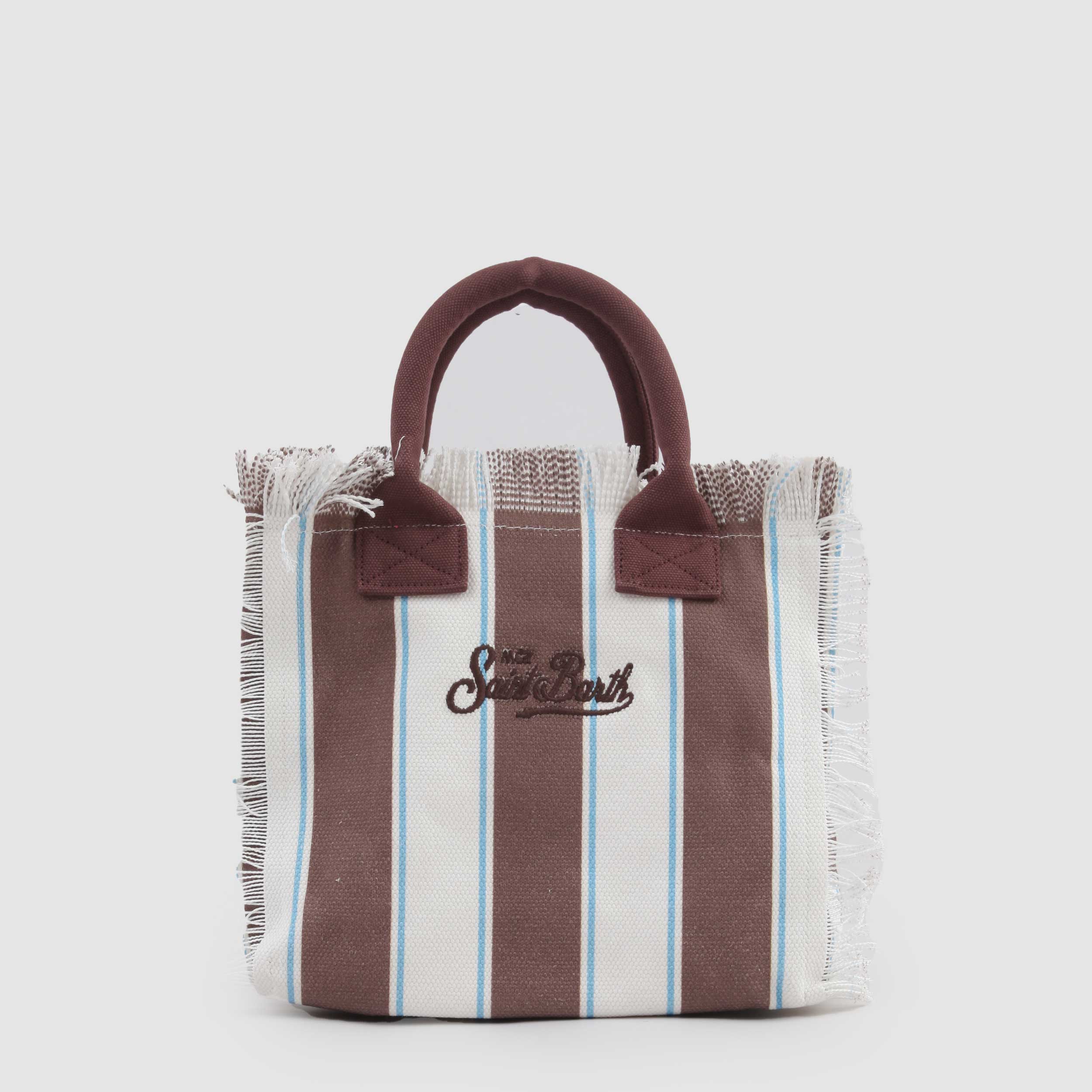 MC2 SAINT BARTH Colette Striped Bicolor Bag