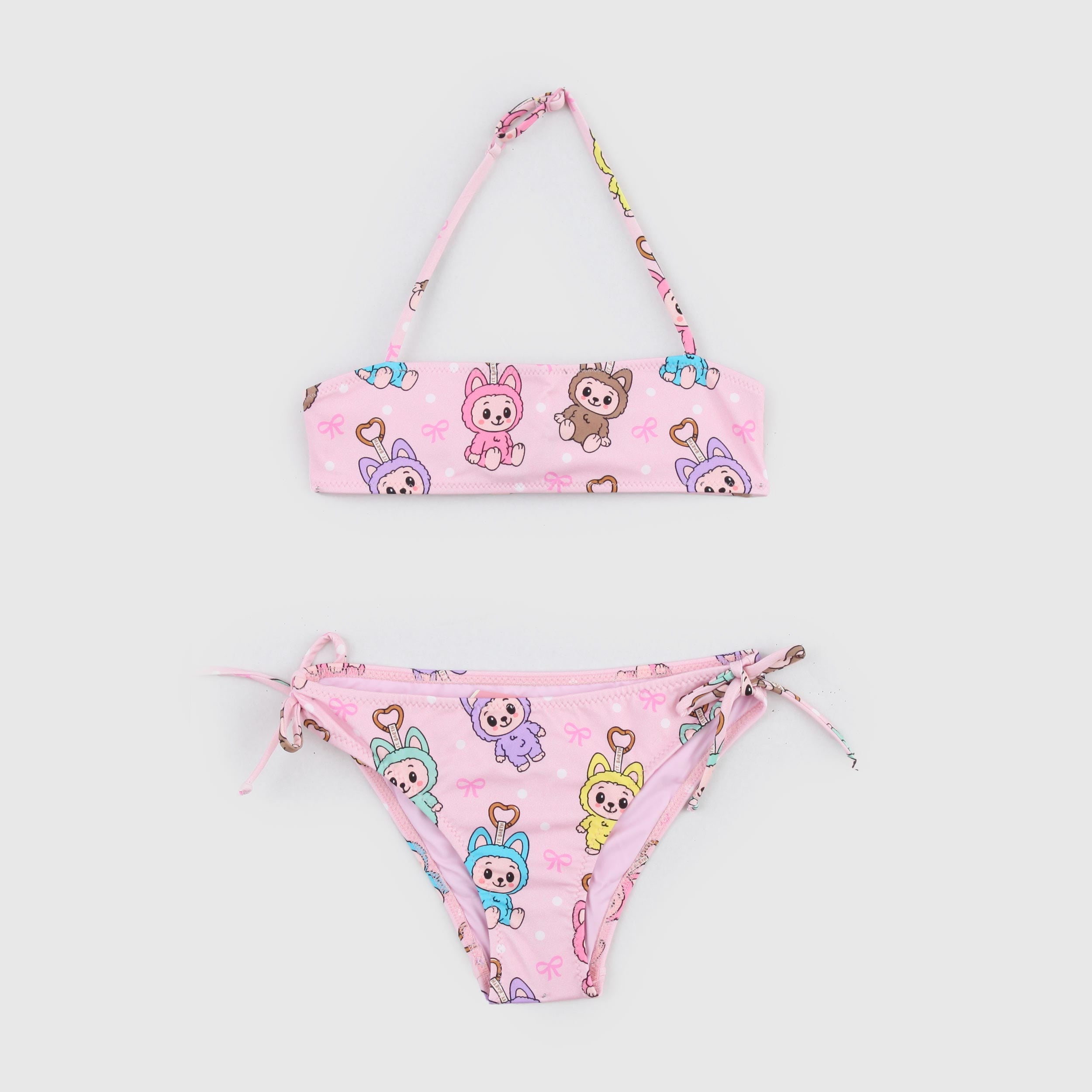 Costume Rosa con Stampa Colorata Firmato MC2 SAINT BARTH