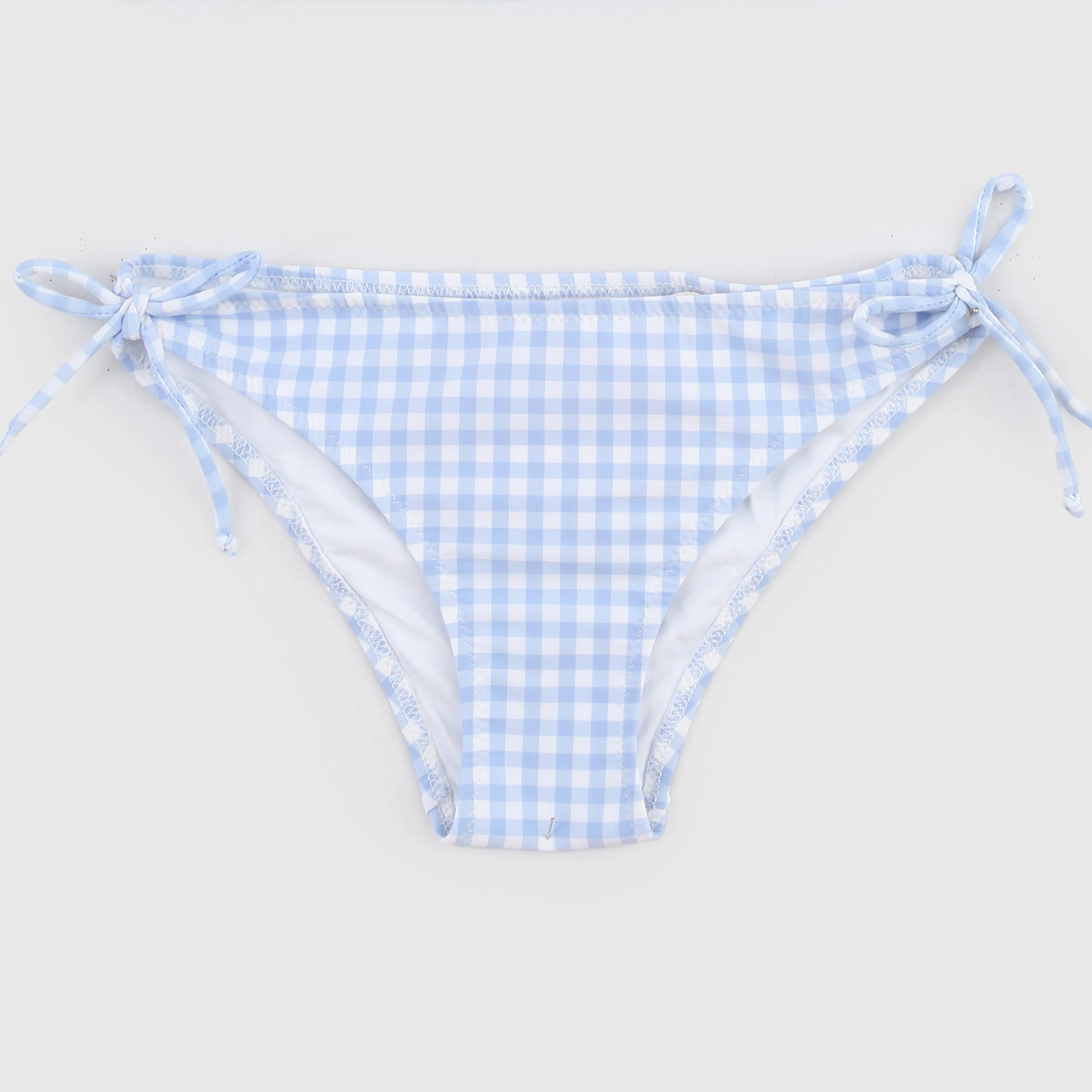 Costume Celeste con Stampa Quadri Firmato MC2 SAINT BARTH