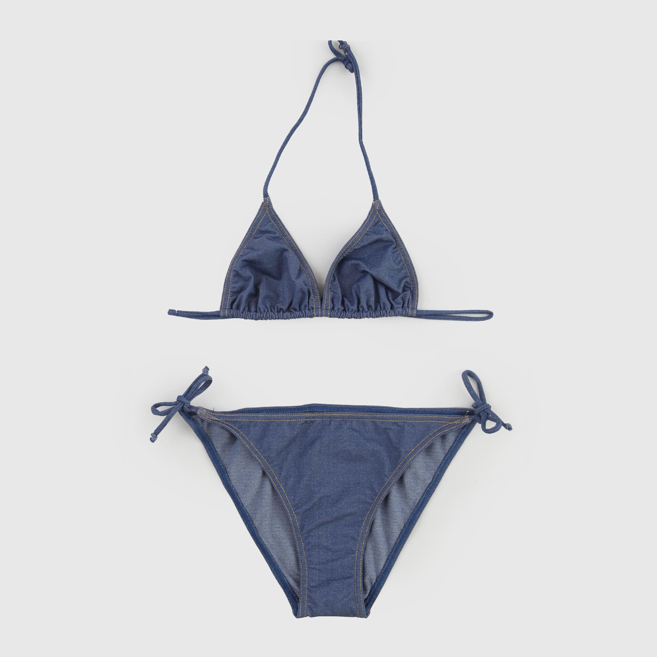 Bikini Blu Denim Holly Firmato MC2 SAINT BARTH