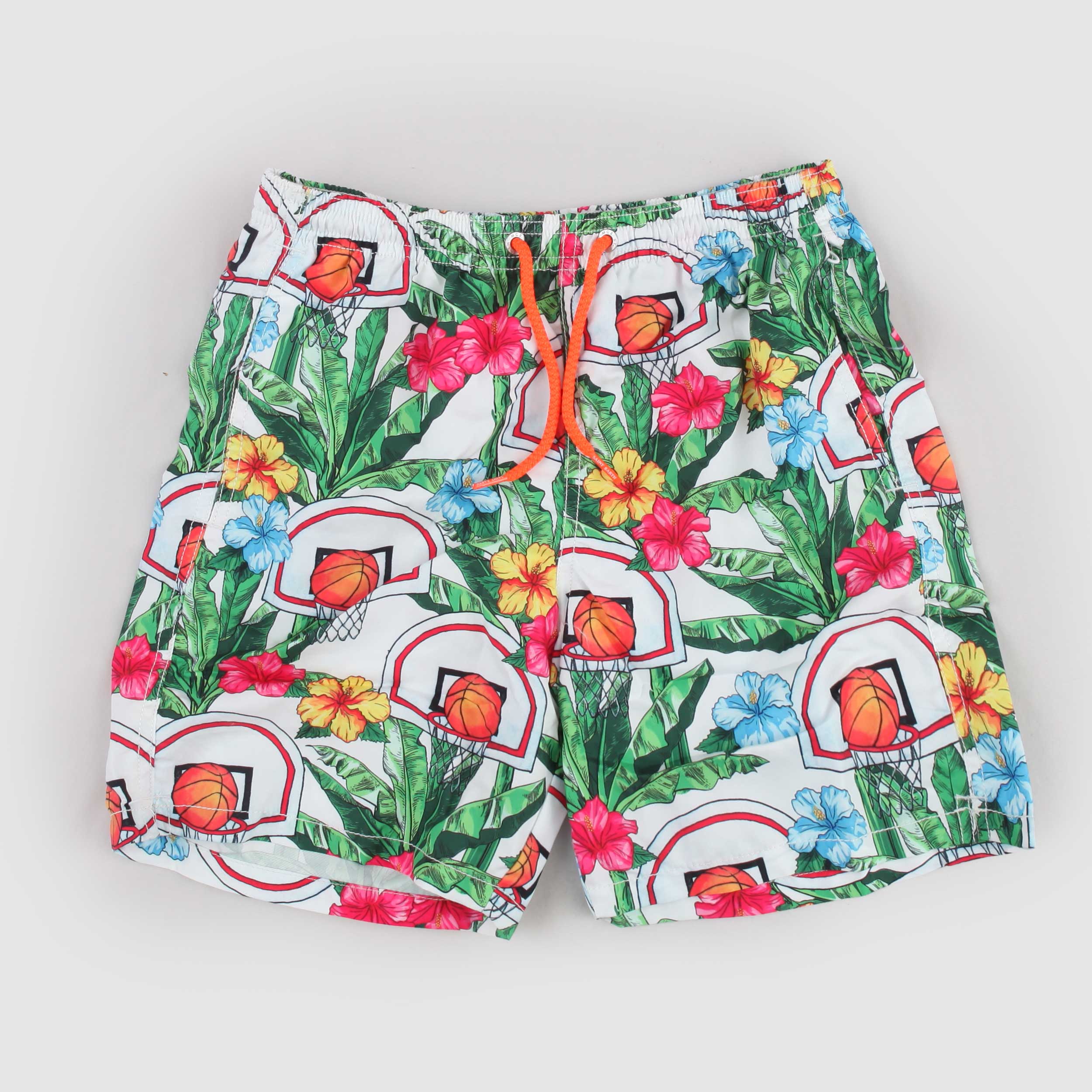 Swimsuit with Colorful Fantasy Print by MC2 SAINT BARTH