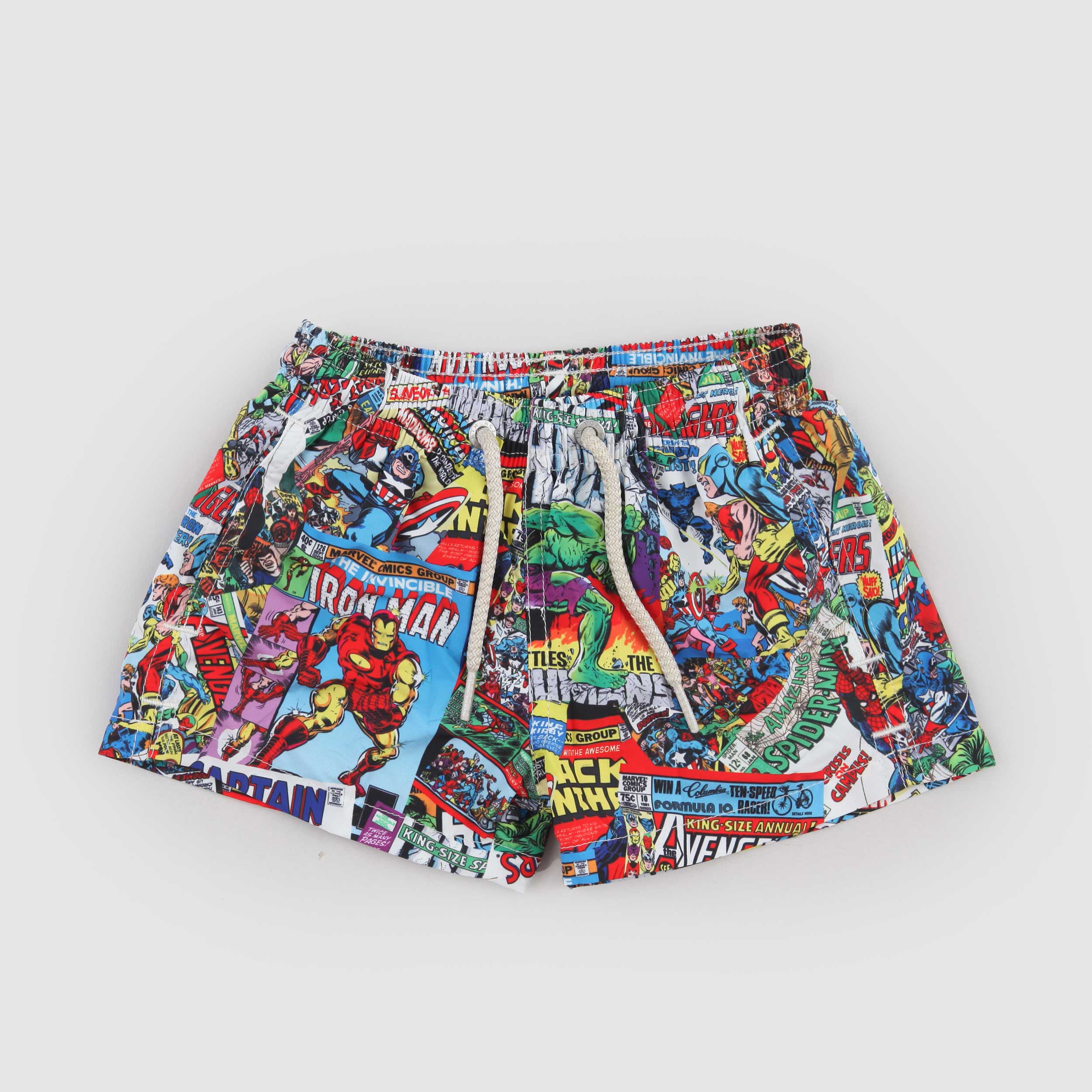 Marvel Print Swimsuit Signed MC2 SAINT BARTH