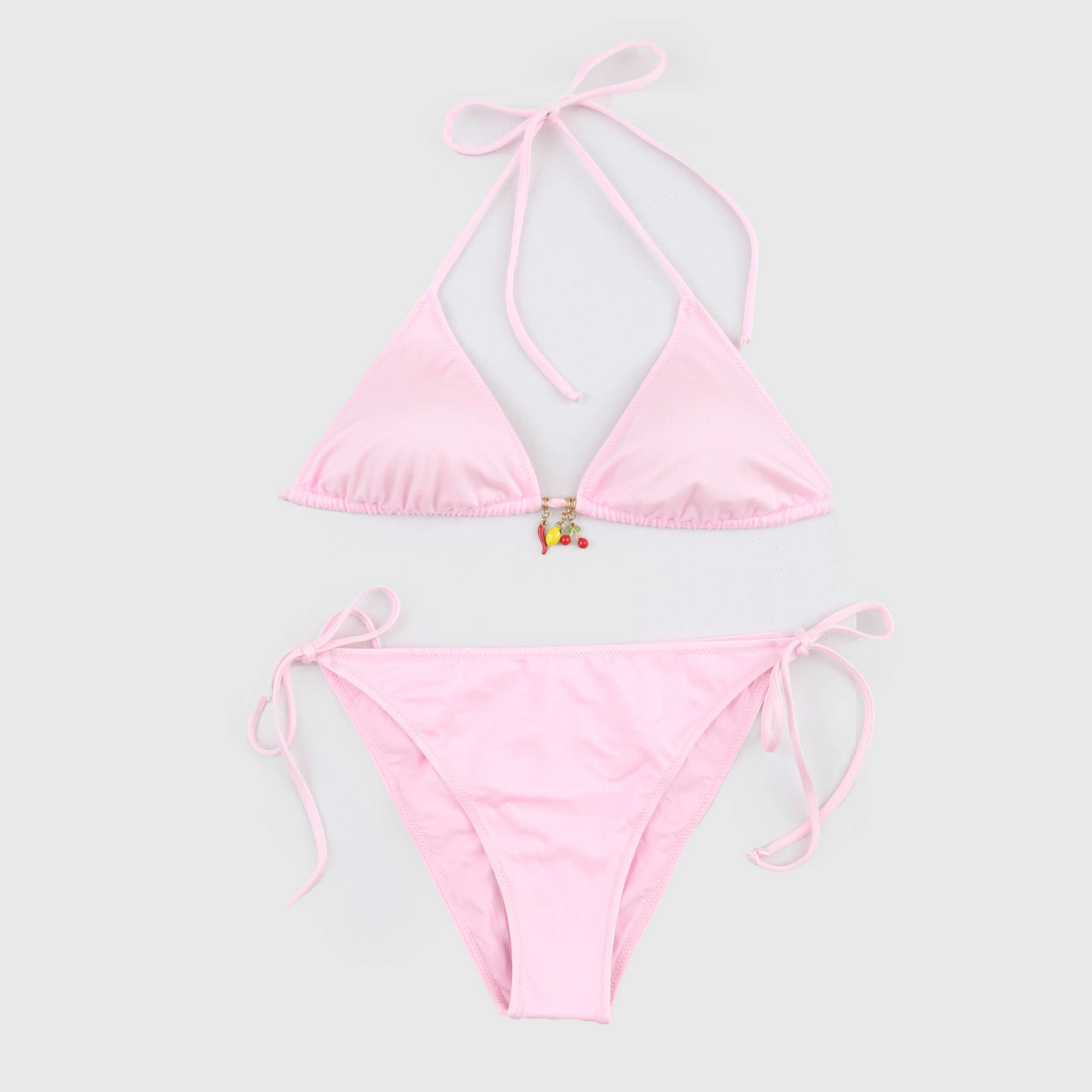 Costume Rosa Modello Due Pezzi Firmato MC2 SAINT BARTH