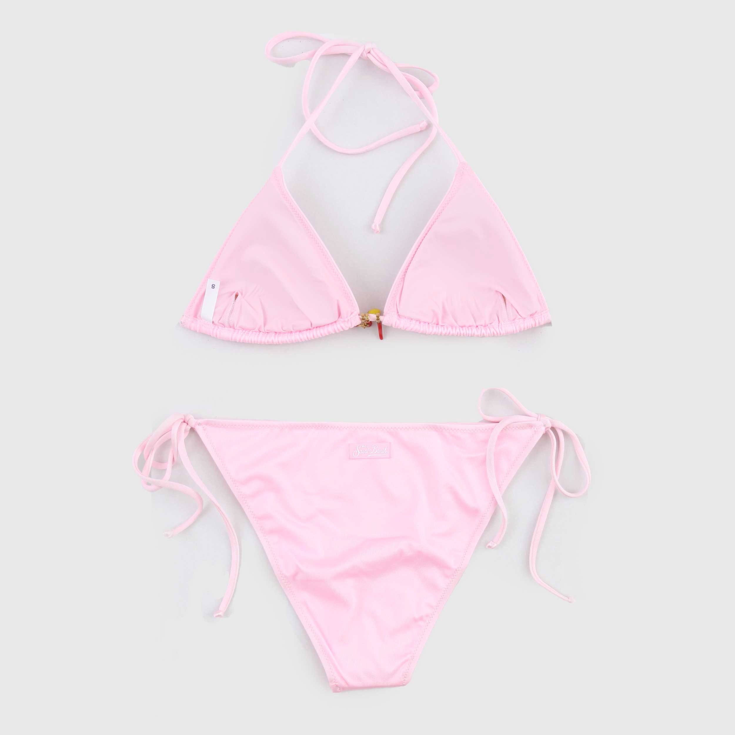 Costume Rosa Modello Due Pezzi Firmato MC2 SAINT BARTH