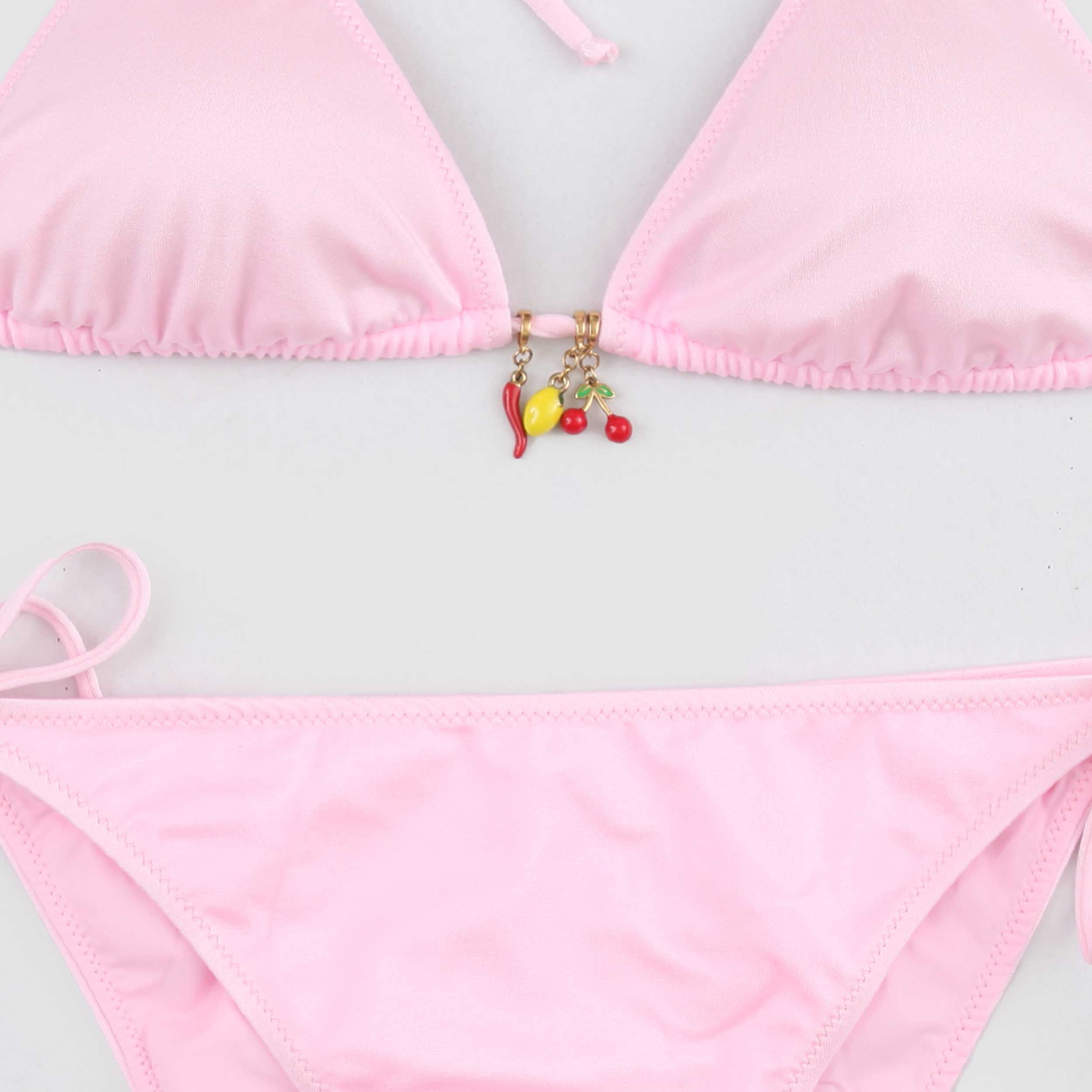 Pink Two-Piece Swimsuit by MC2 SAINT BARTH