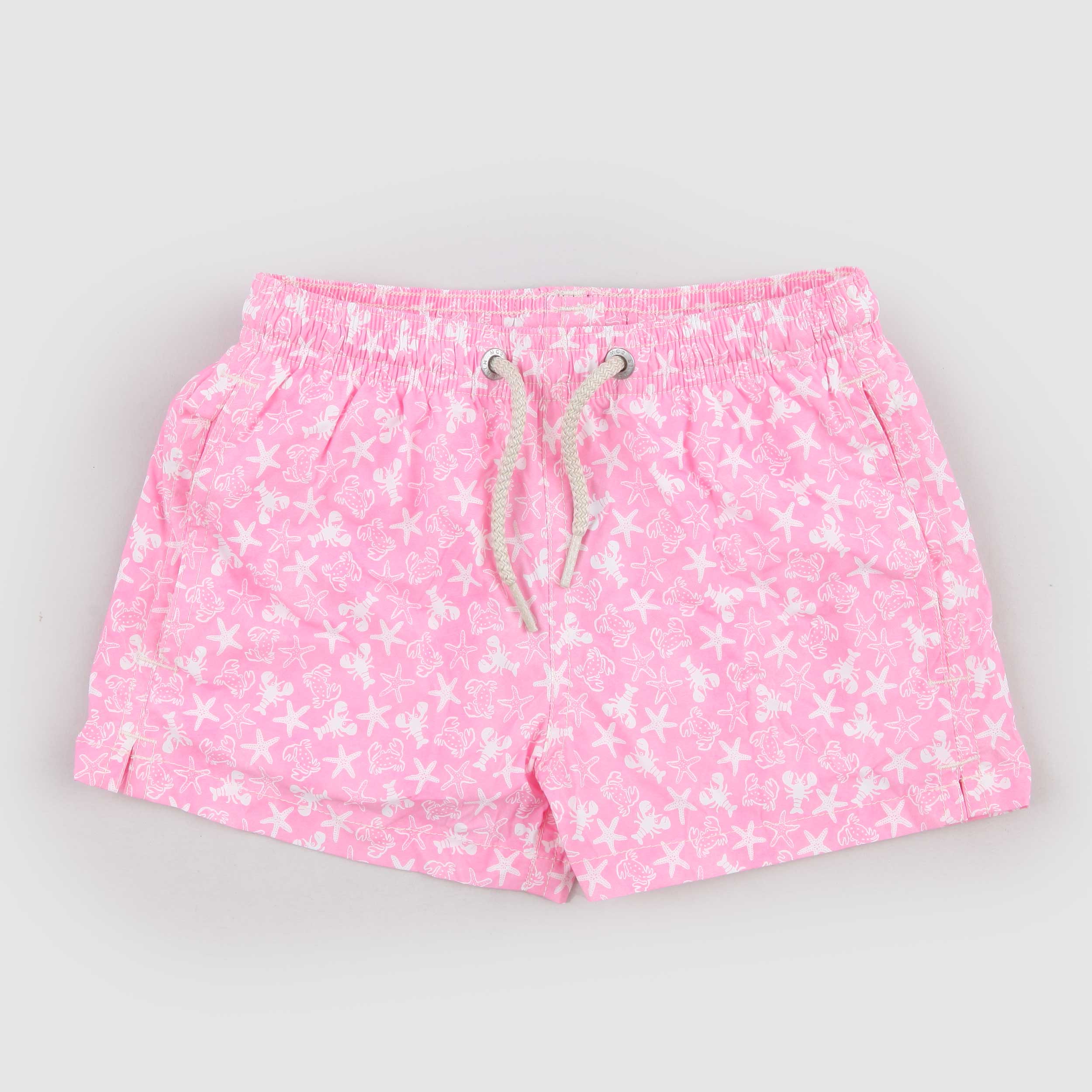Pink Crab Print Swimsuit by MC2 SAINT BARTH