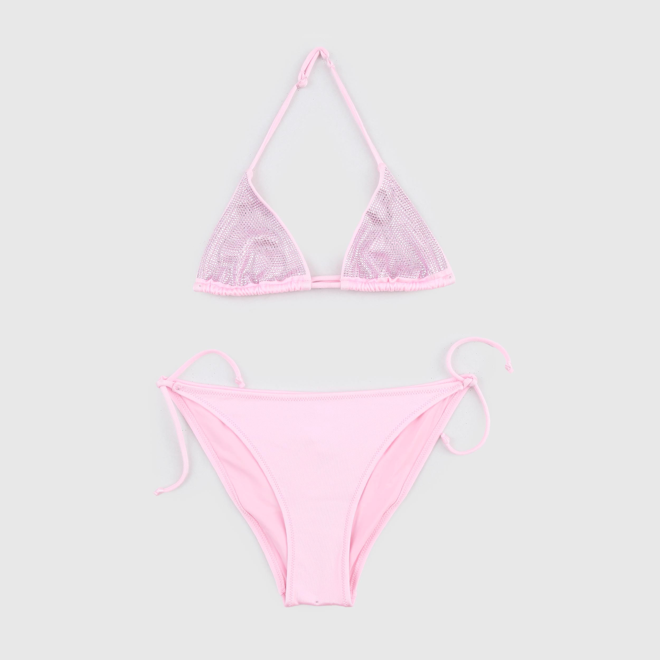 Costume Rosa con Targhetta Iconica Firmato MC2 SAINT BARTH