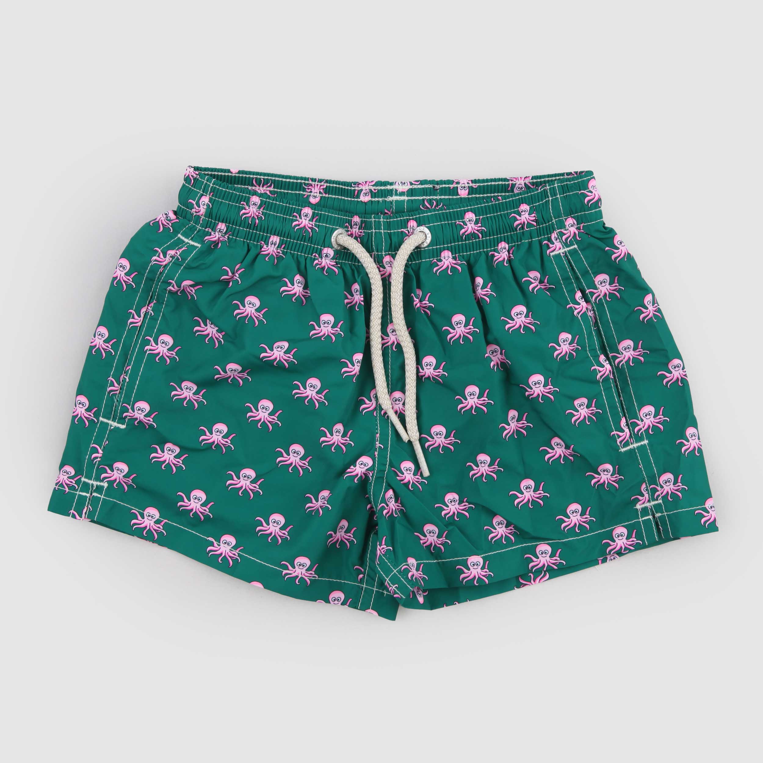 Green Swimsuit with Octopus Print by MC2 SAINT BARTH