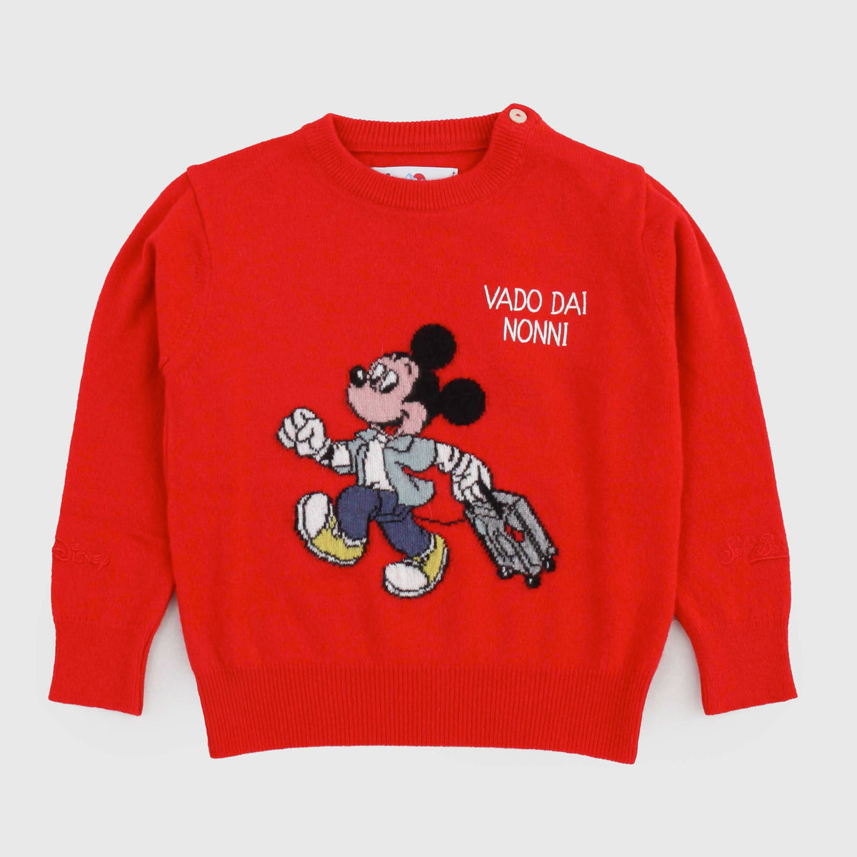 Felpa Rossa Capsule Disney con Topolino per Bambini MC2 SAINT BARTH