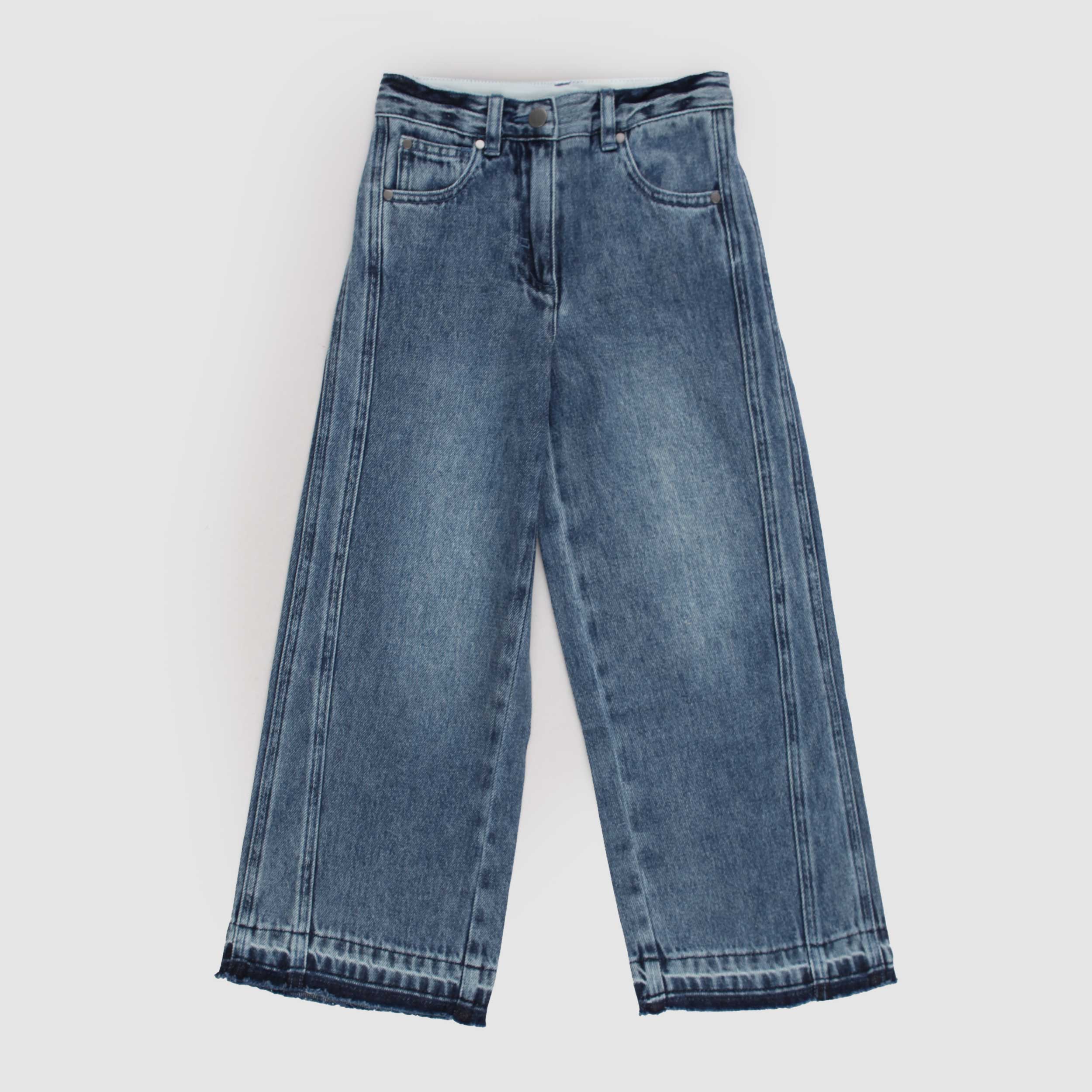 Denim Blue Jeans Wide Pattern by STELLA MCCARTNEY