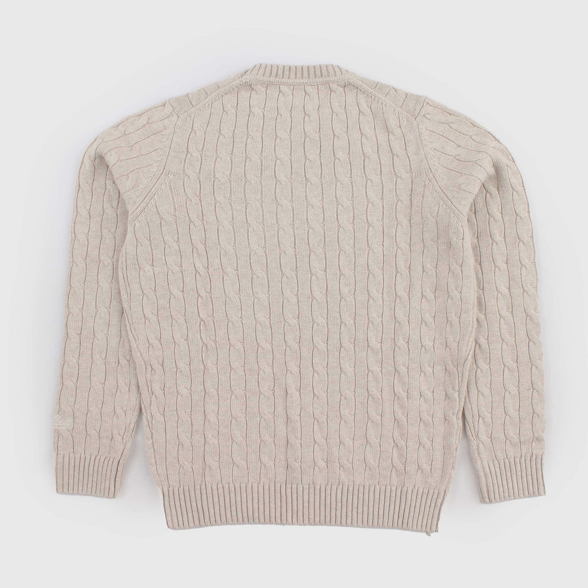 Beige Braided Pullover for Boy by MC2 SAINT BARTH