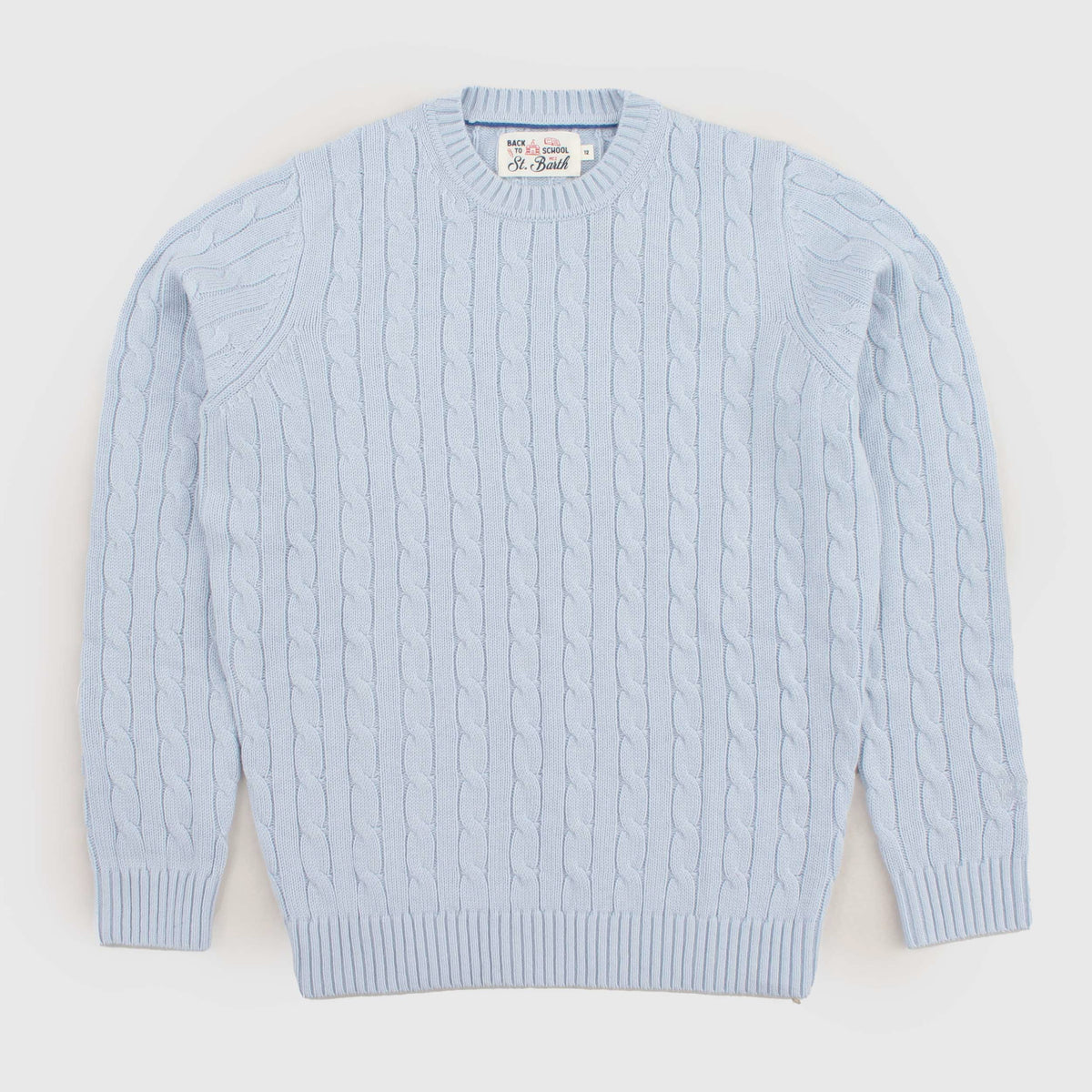 Braided Celestial Pullover for Boy by MC2 SAINT BARTH